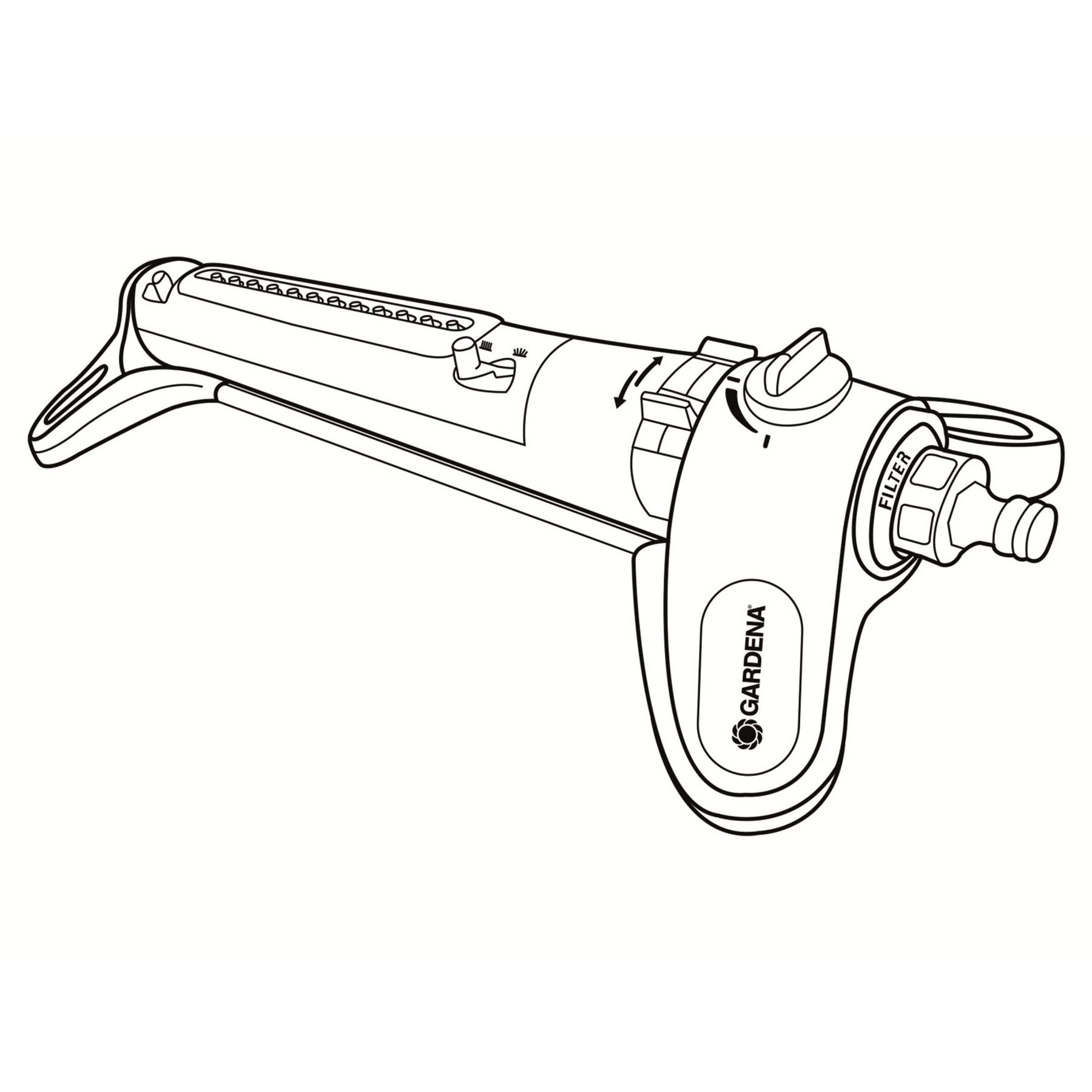 GARDENA Bewässerungssystem GARDENA Viereckregner AquaZoom S