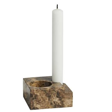 Woud Kerzenhalter Kerzenhalter Je De Dés 3 Marmor Braun (7x5x6 cm)