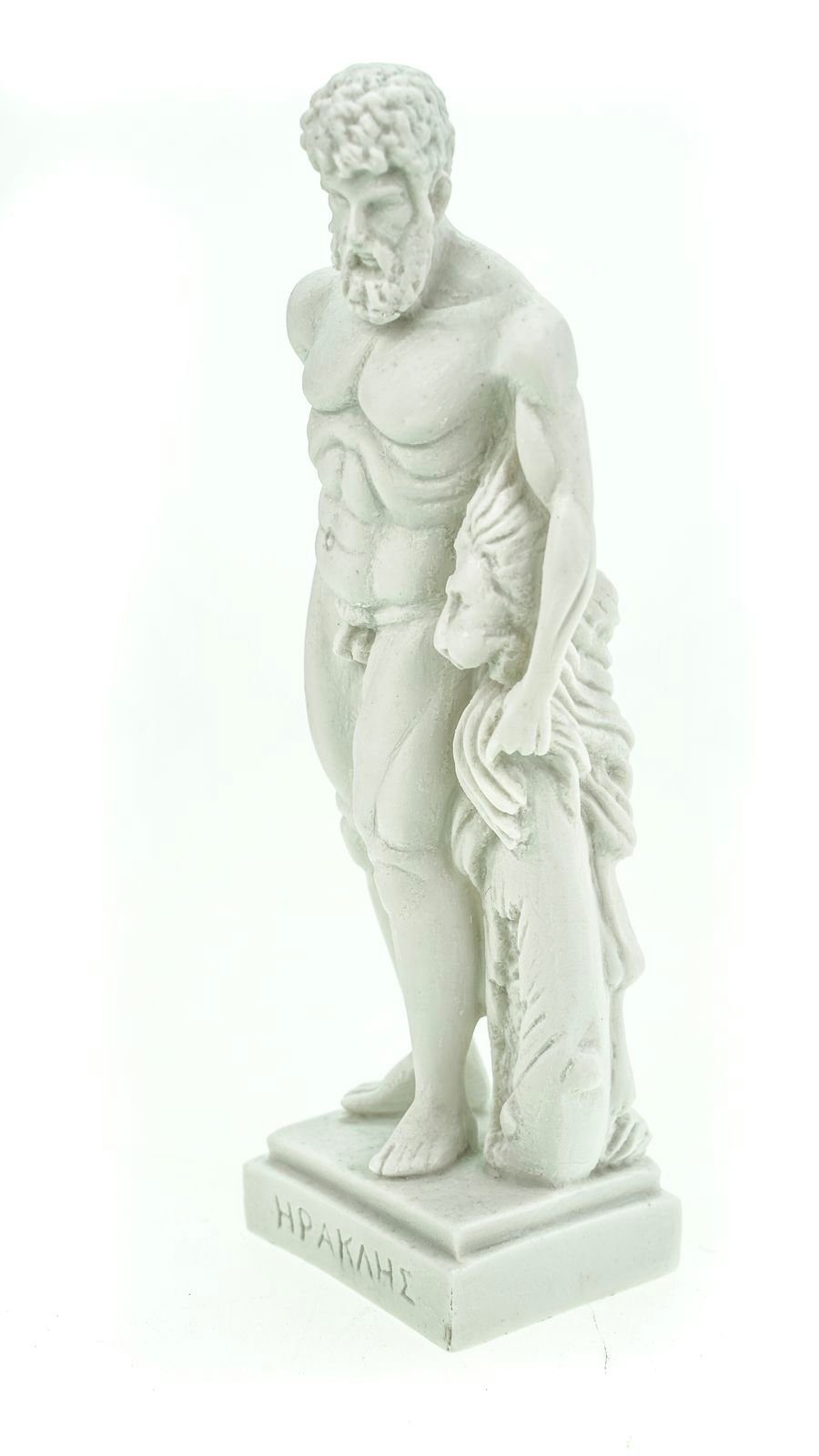Hercules Figur Dekofigur des Kremers Zeus cm 22 Alabaster Schatzkiste Sohn Skulptur