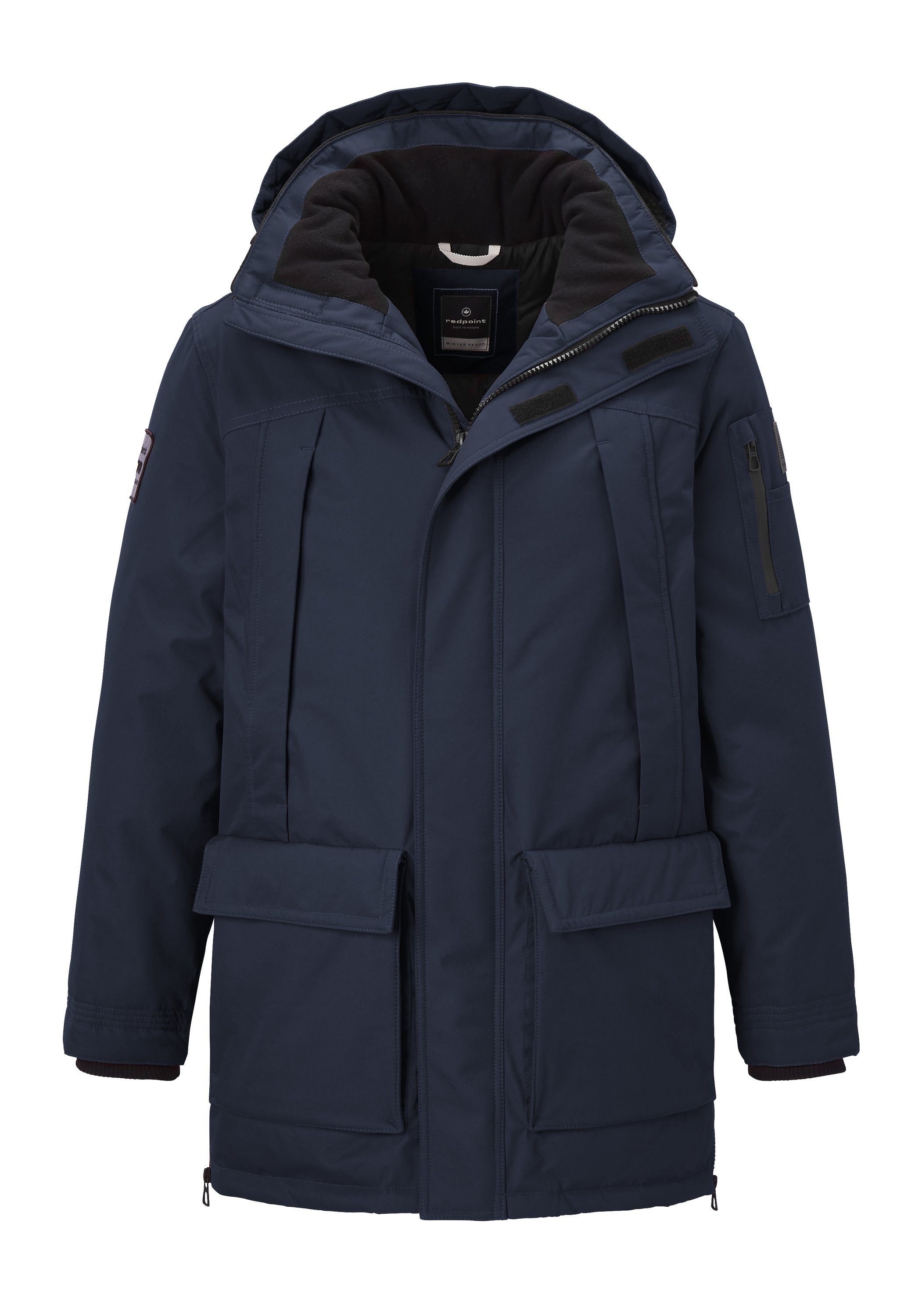 Redpoint Parka Ezra Warme Winterjacke, Parka mit abnehmbarer Kapuze