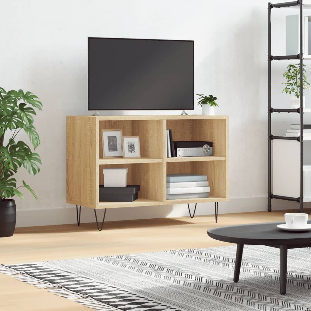 furnicato Holzwerkstoff Sonoma-Eiche TV-Schrank 69,5x30x50 cm