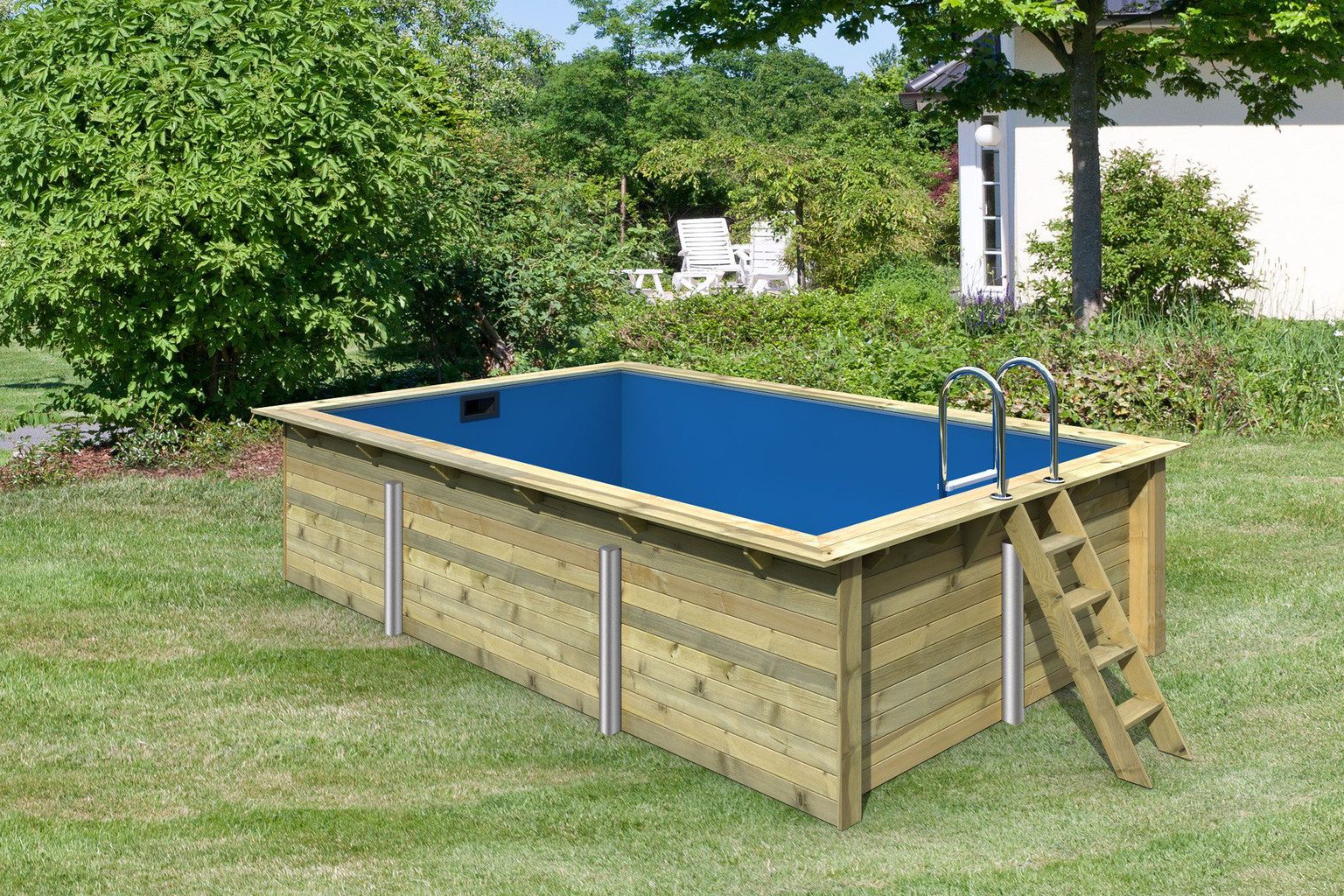 Karibu Pool Karibu Pool Premium Steck- / Schraubsystem Rechteckig
