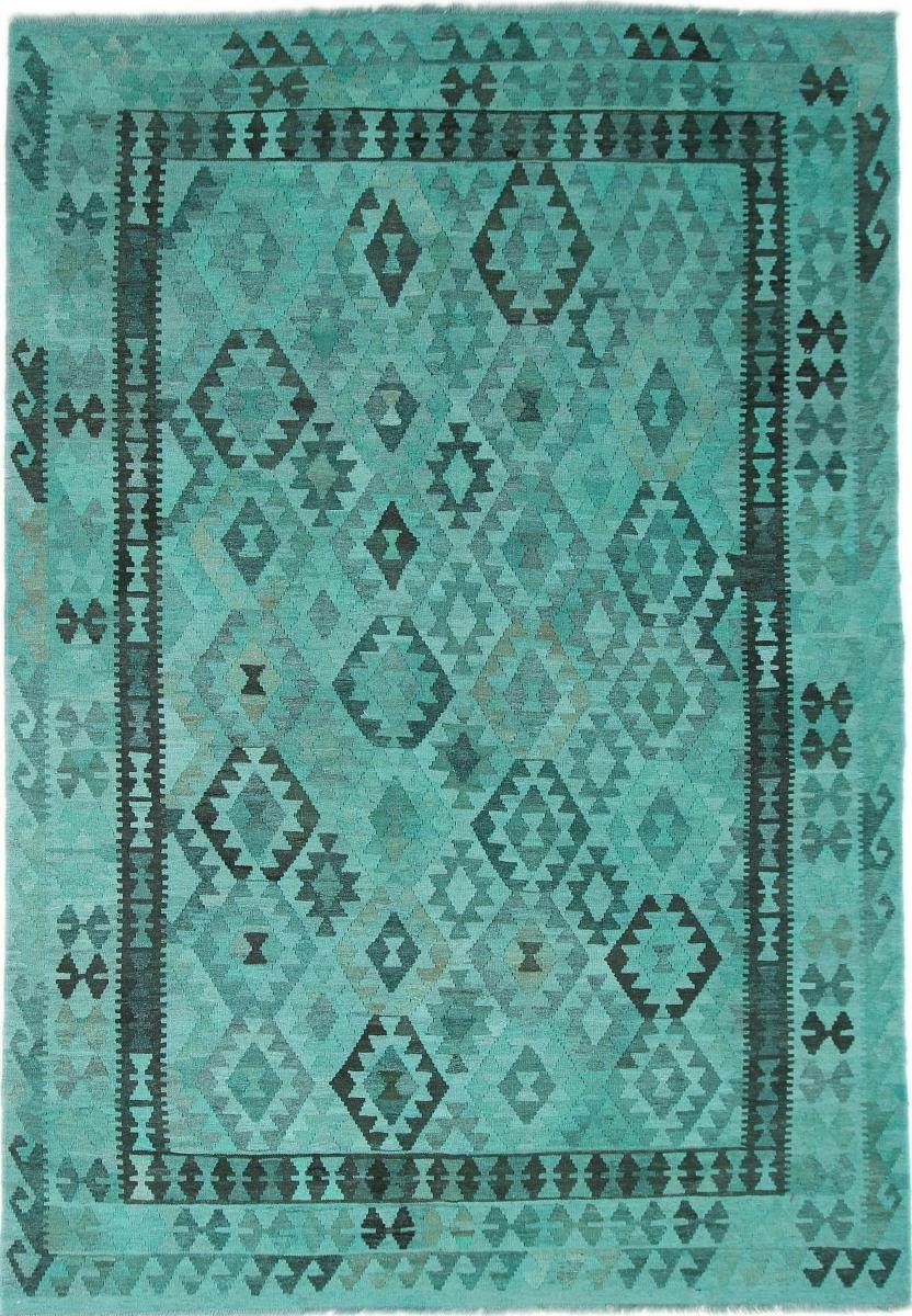 Orientteppich Kelim Afghan Heritage Limited 205x294 Handgewebter Moderner, Nain Trading, rechteckig, Höhe: 3 mm | Kurzflor-Teppiche