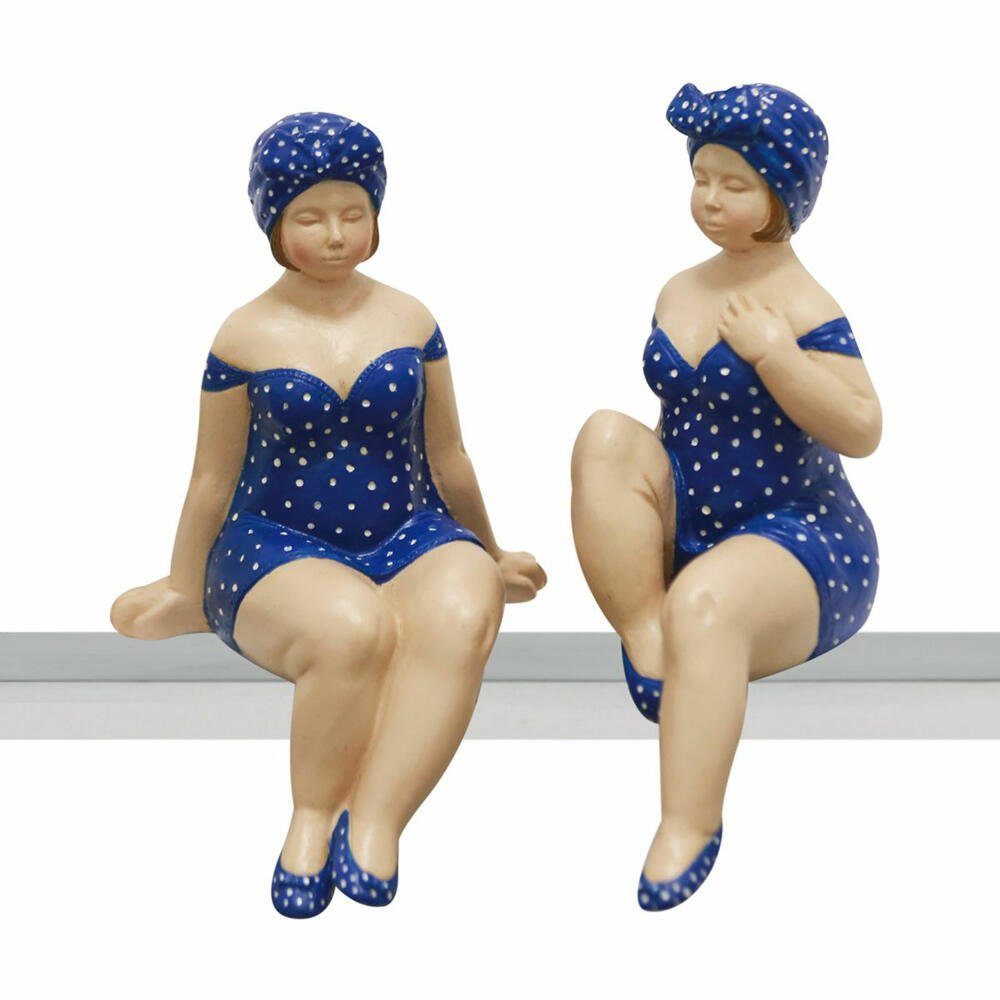 GILDE Dekofigur Becky 2er Set Blau günstig online kaufen