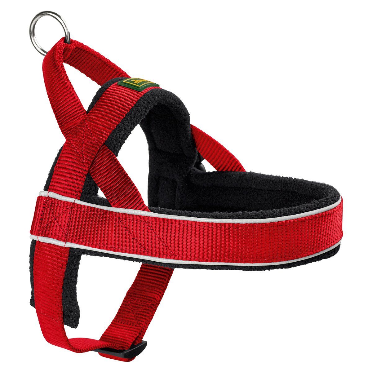 Hunter Tierbedarf Hunde-Geschirr Norwegergeschirr Racing rot/schwarz günstig online kaufen