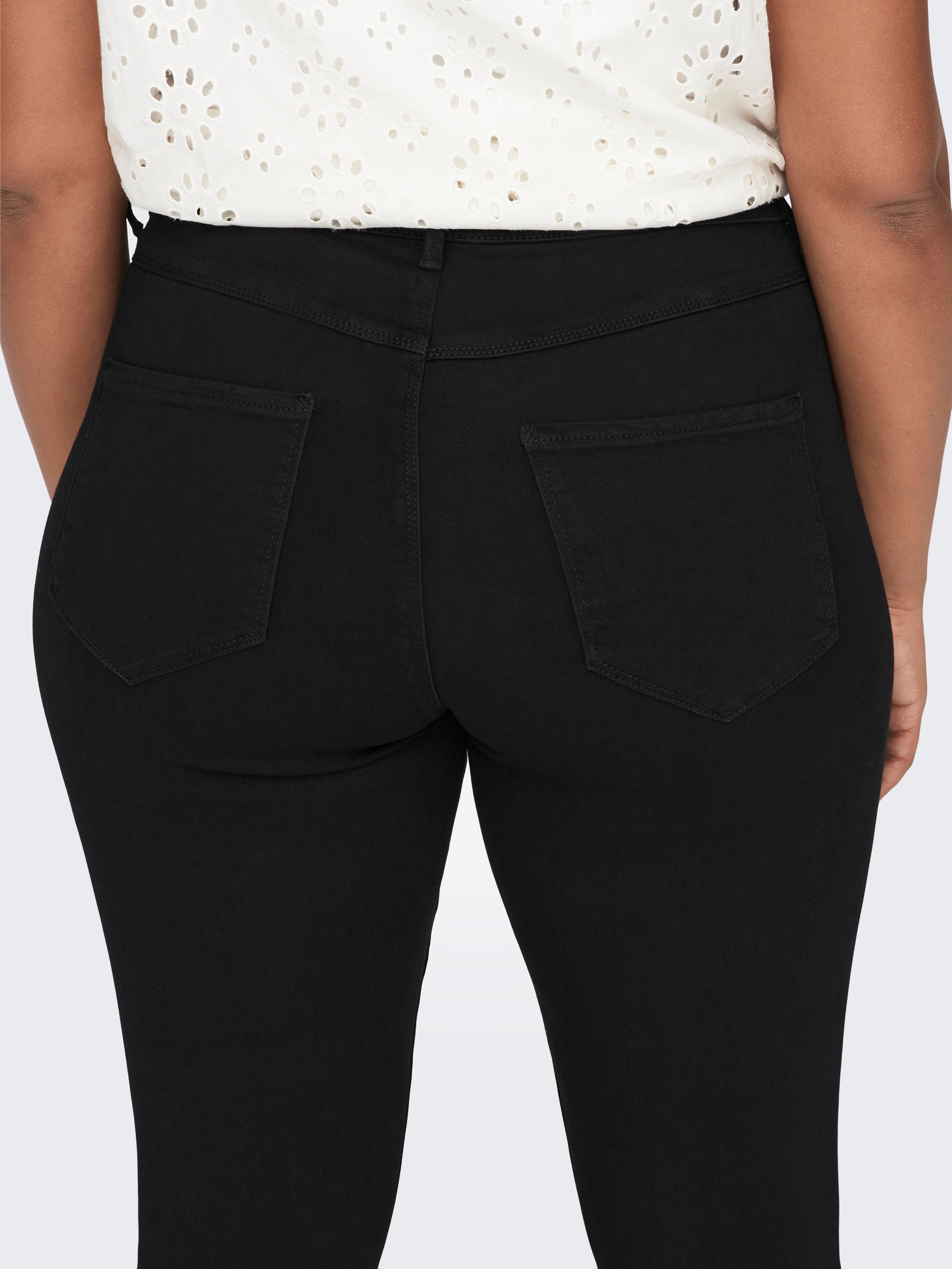 ONLY CARMAKOMA Carsui Mid Slim DNM REA285 NOOS, donkerblauw (dark blue denim), 52W x 32L