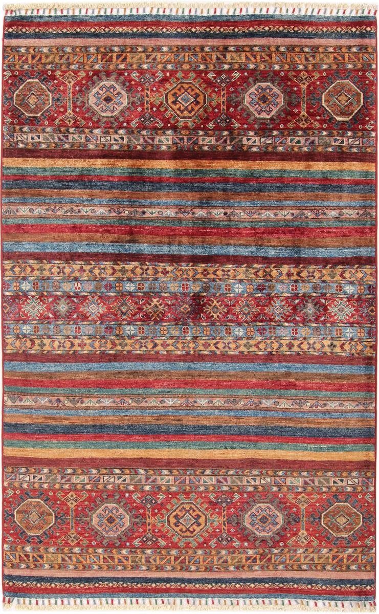 Orientteppich Arijana Shaal 115x180 Handgeknüpfter Orientteppich, Nain Trading, rechteckig, Höhe: 5 mm