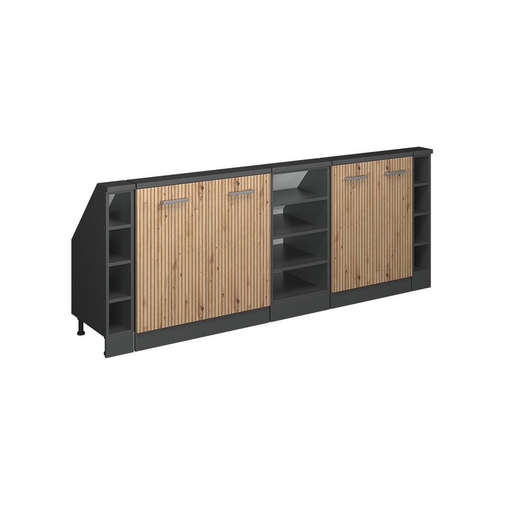 Vicco Unterschrank R-Line, Artisan Eiche/Anthrazit, 215 günstig online kaufen