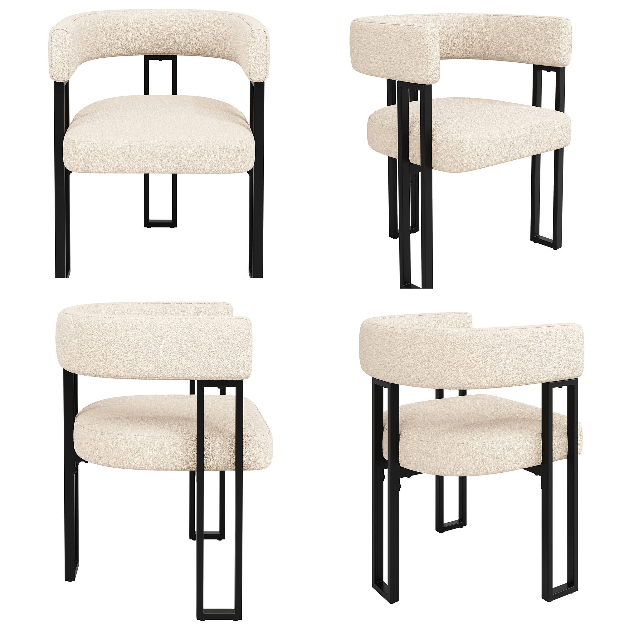MODFU Esszimmerstuhl Make-up-Stuhl,Schminkstuhl,Luxusstuhl (2-6er Set Luxus günstig online kaufen