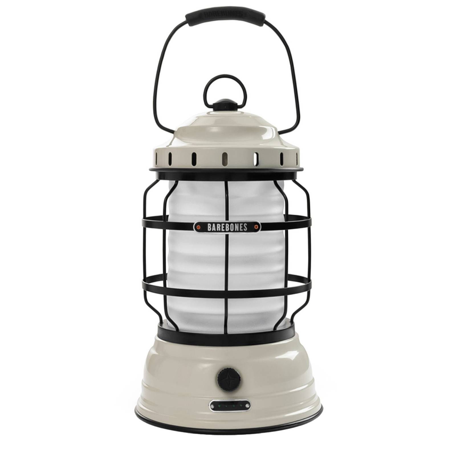 Barebones Laterne "Forest Lantern" Camping, Outdoor, mit Akku aufladbar, LED-Laterne im Vintagestil, Retro Look, dimmbar