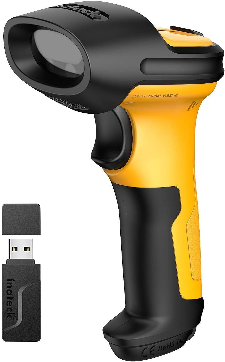 Inateck Inateck Barcode Scanner Wireless 2.4GHz mit 60 m Reichweite