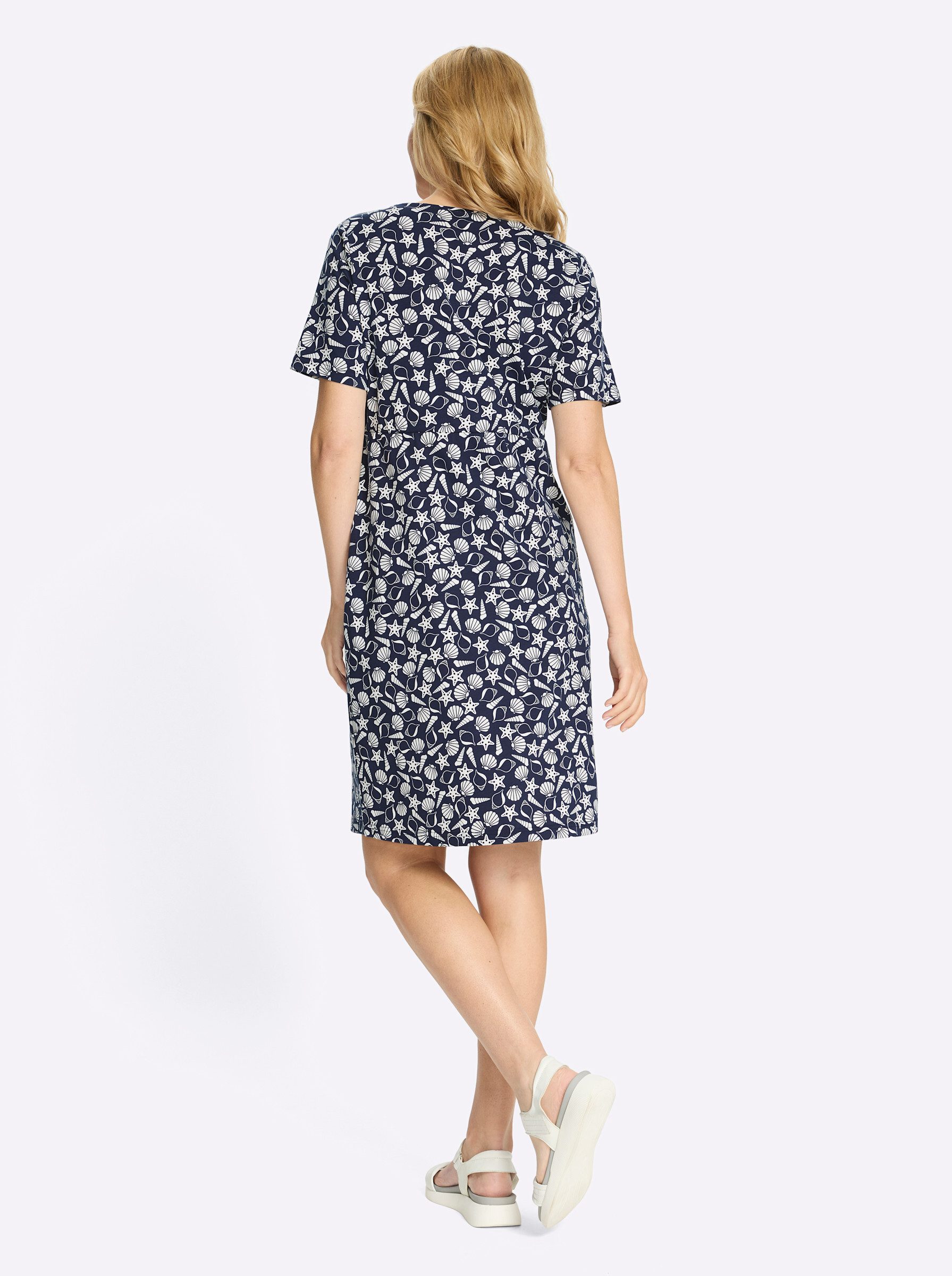 Sieh an! Etuikleid Jersey-Kleid Kurzarm günstig online kaufen