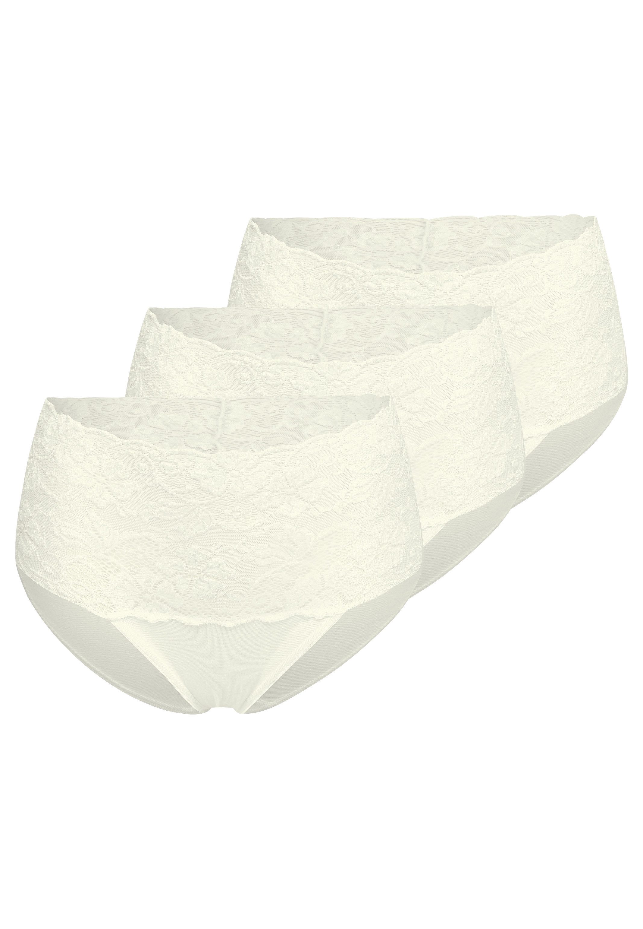 Nina Von C. Taillenslip 3er Pack Fine Cotton (Spar-Set, 3-St) Taillen Slip günstig online kaufen