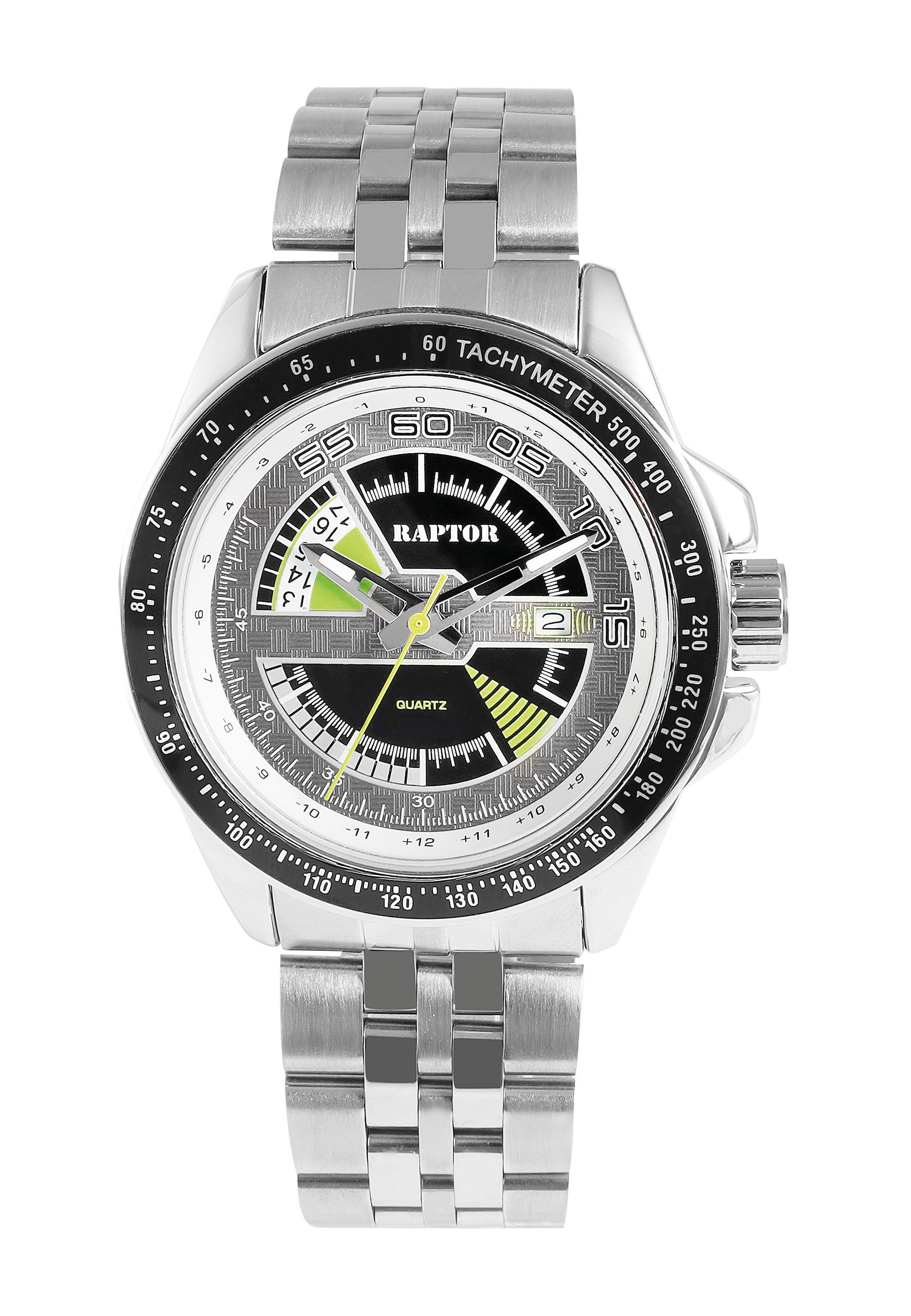 Quarzuhr Elarian Raptor Herrenuhr "Elarian"mit Edelstahlarmband