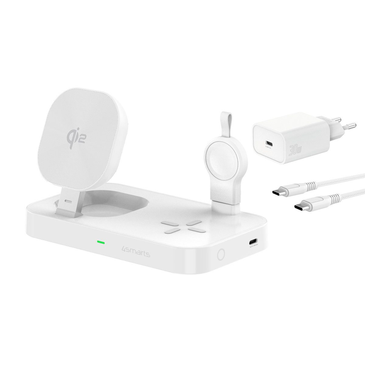 Qi2 Ladestation Trident mit Charger für Samsung Watch Ladestation