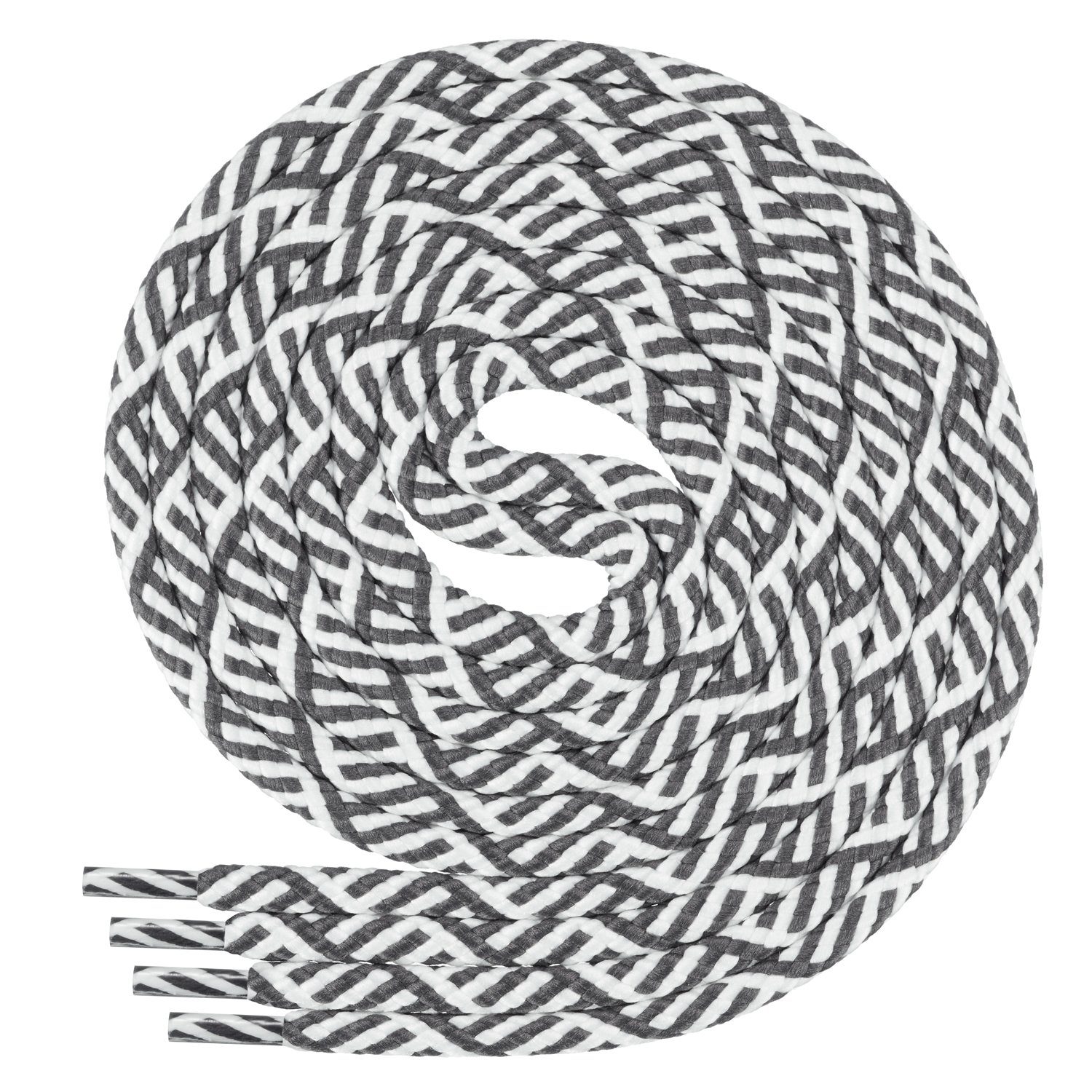 Weiß / Dunkelgrau Twist