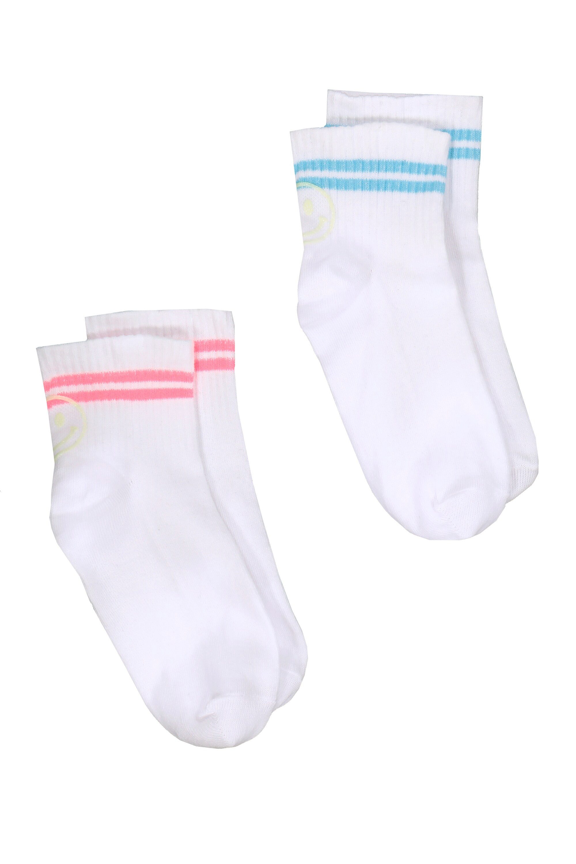 Ulla Popken Feinkniestrümpfe TRUYOU Strümpfe 2er-Pack Glow-in-the-Dark-Motiv