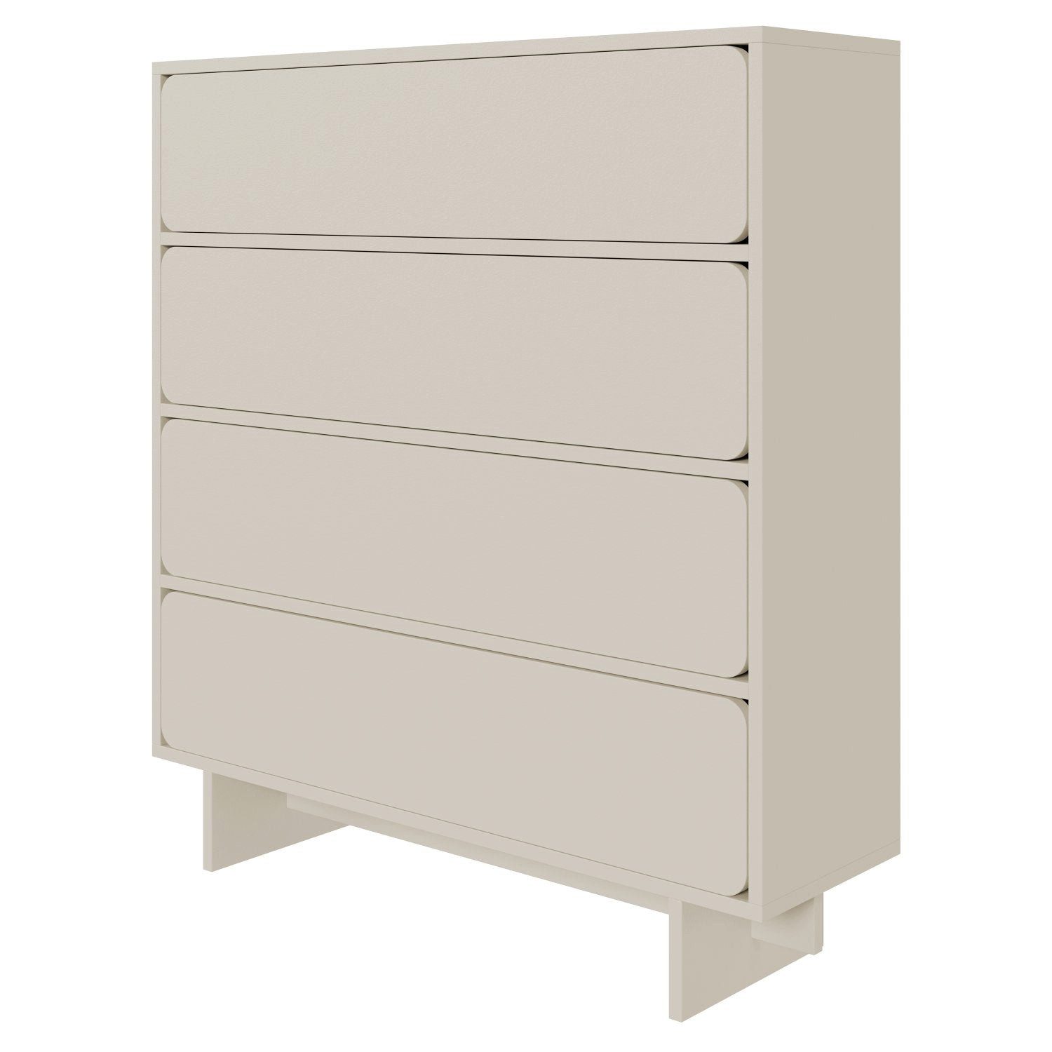 Selsey Kommode WUWU, mit 4 Schubladen, greige, 101 cm breit