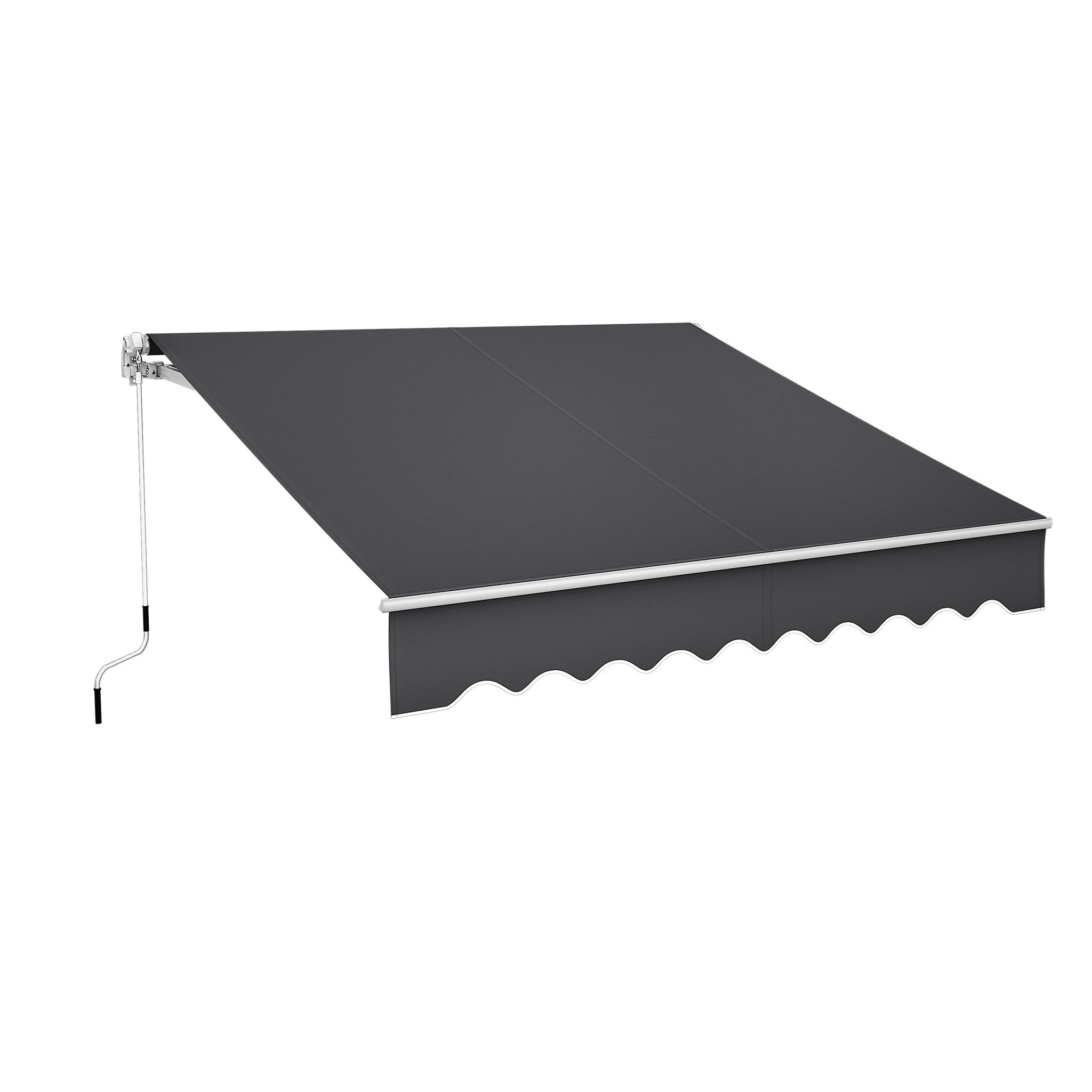 AUFUN Gelenkarmmarkise Gelenkarm Sonnenschutz Markise, einstellbarer ...