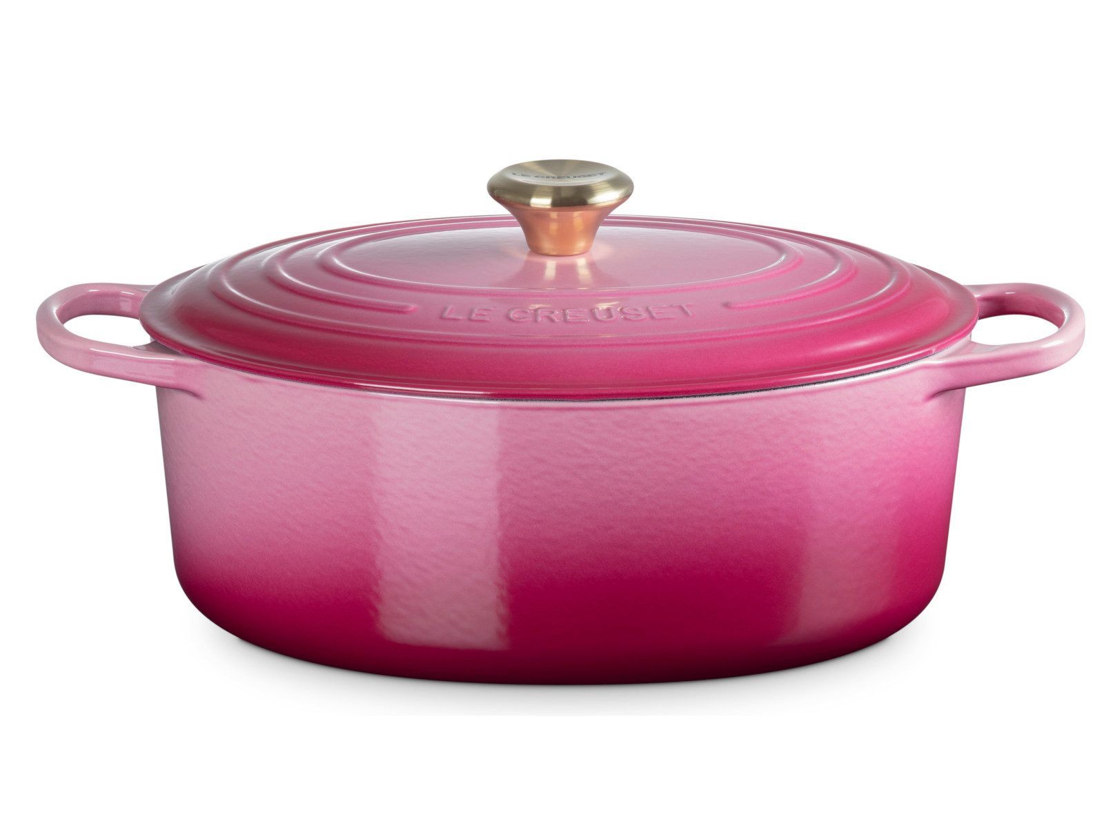 LE CREUSET Кастрюли жаровни Кастрюли жаровни Signature rund berry 31cm, Emailliertes Gusseisen