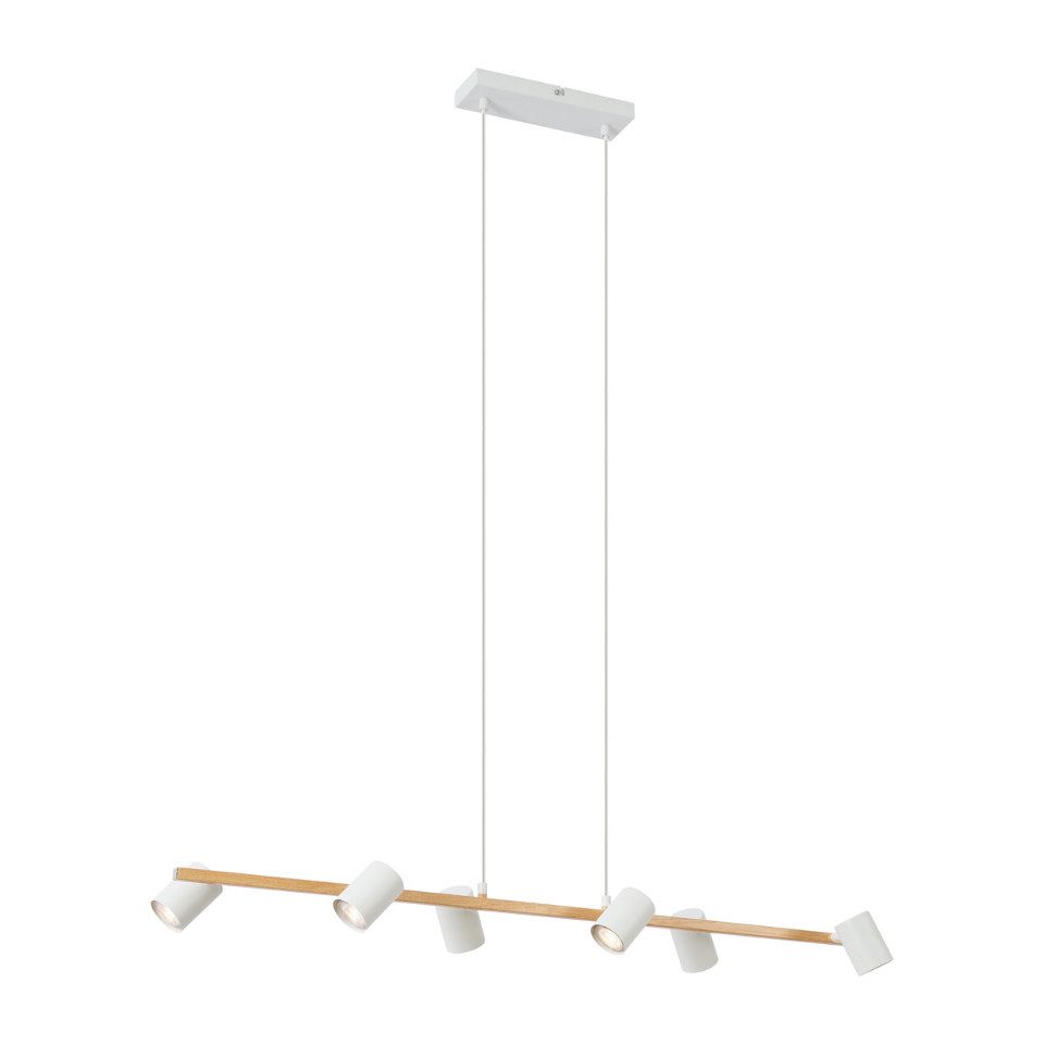 Qazqa Pendelleuchte Jeana straight, ohne Leuchtmittel, Warmweiß, QAZQA Hängeleuchte, gu10, Braun, Metall, Modern