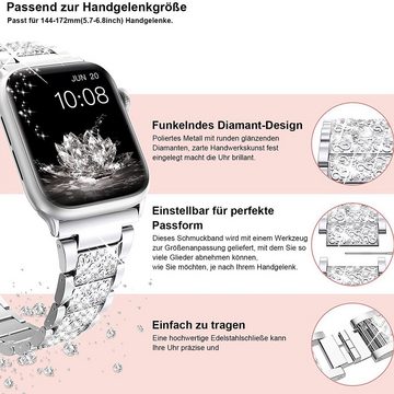Orbeet Smartwatch-Armband Smartwatch-Armband Für Apple Watch Band 38 - 45 Serie 7-1, SE