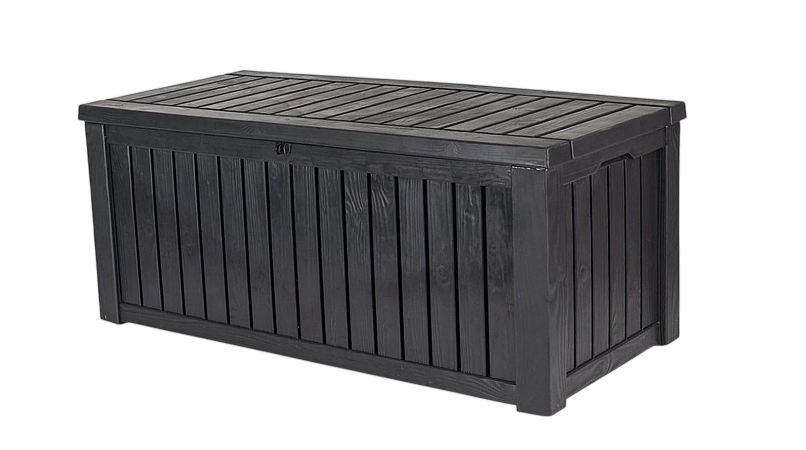 Keter Kissenbox Keter Rockwood Kissenbox 570L Auflagenbox Gartenbox Grau Wetterfest