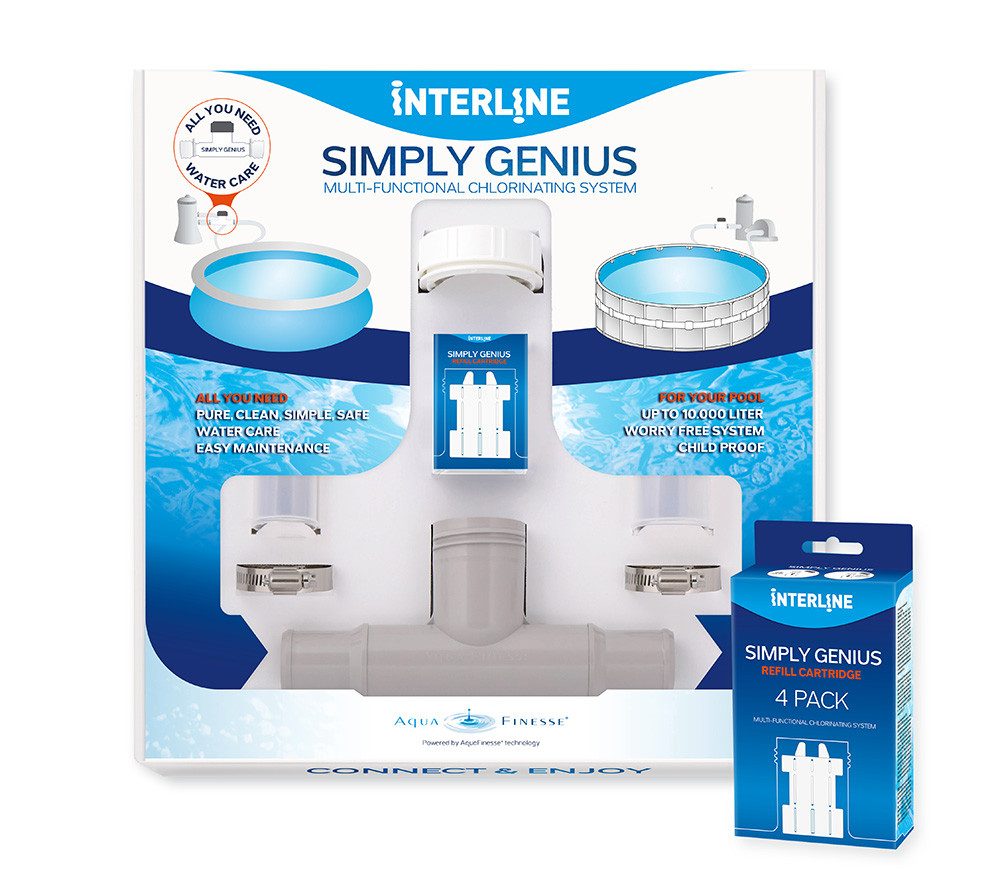 Poolpflege Simply Genius Chlor Set