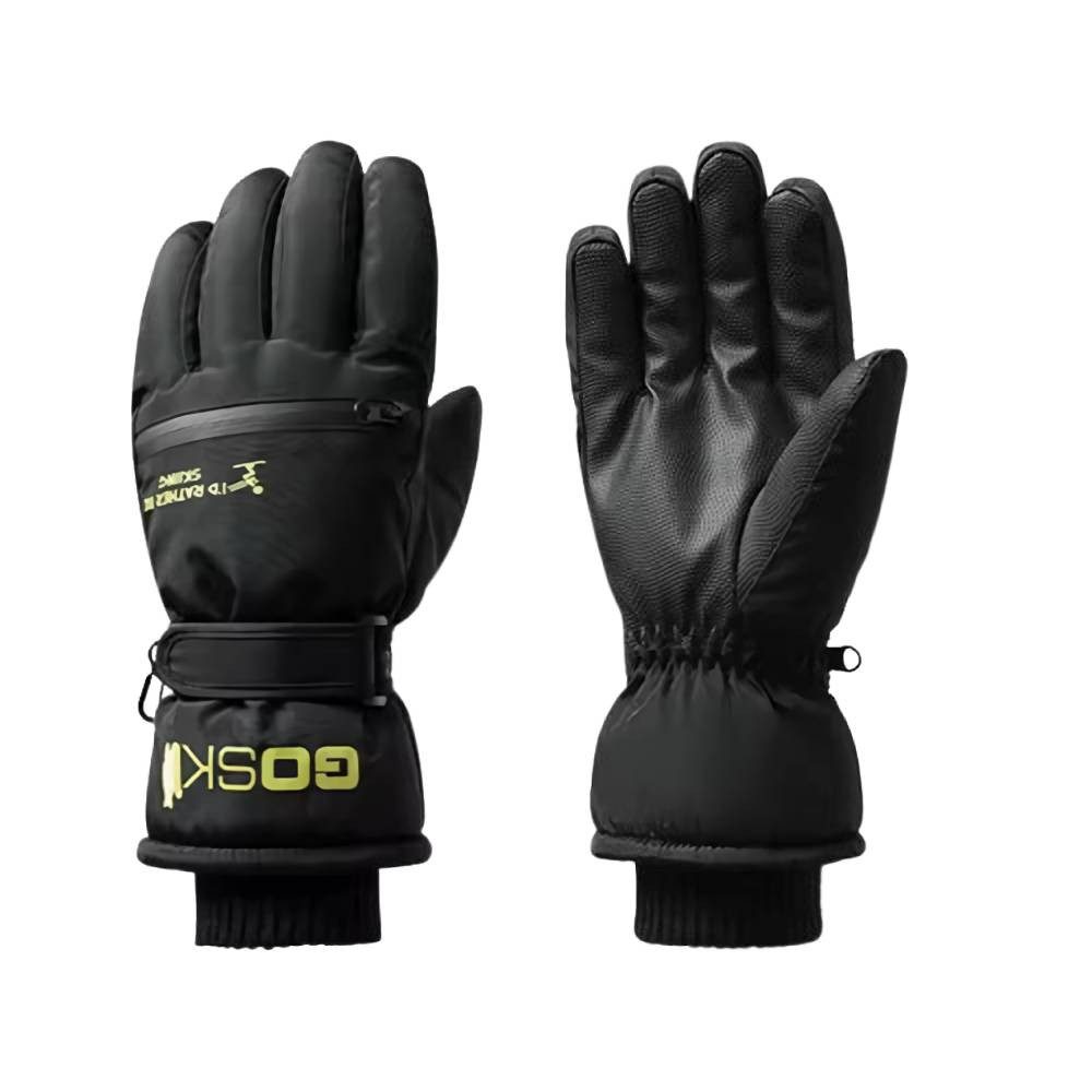 Blusmart Skihandschuhe Winter-Skihandschuhe mit Reißverschlusstasche (Winddichte und warme Touchscreen-Handschuhe, Wasserdichtes Fleecefutter) Für Skifahren, Radfahren und andere Outdoor-Sportarten
