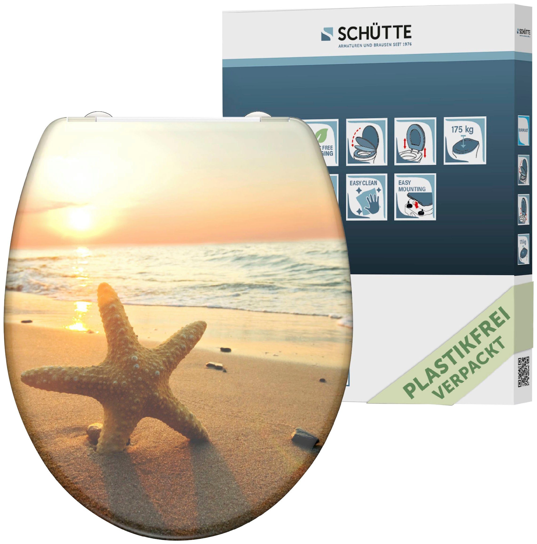 Schütte WC-Sitz Star, Duroplast, mit Absenkautomatik günstig online kaufen