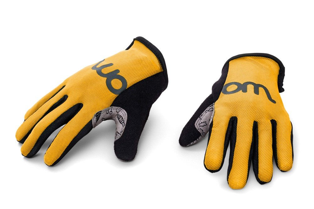 Fahrradhandschuhe WOOM™ TENS Fahrradhandschuhe Gr.6, gelb, 13.5 cm