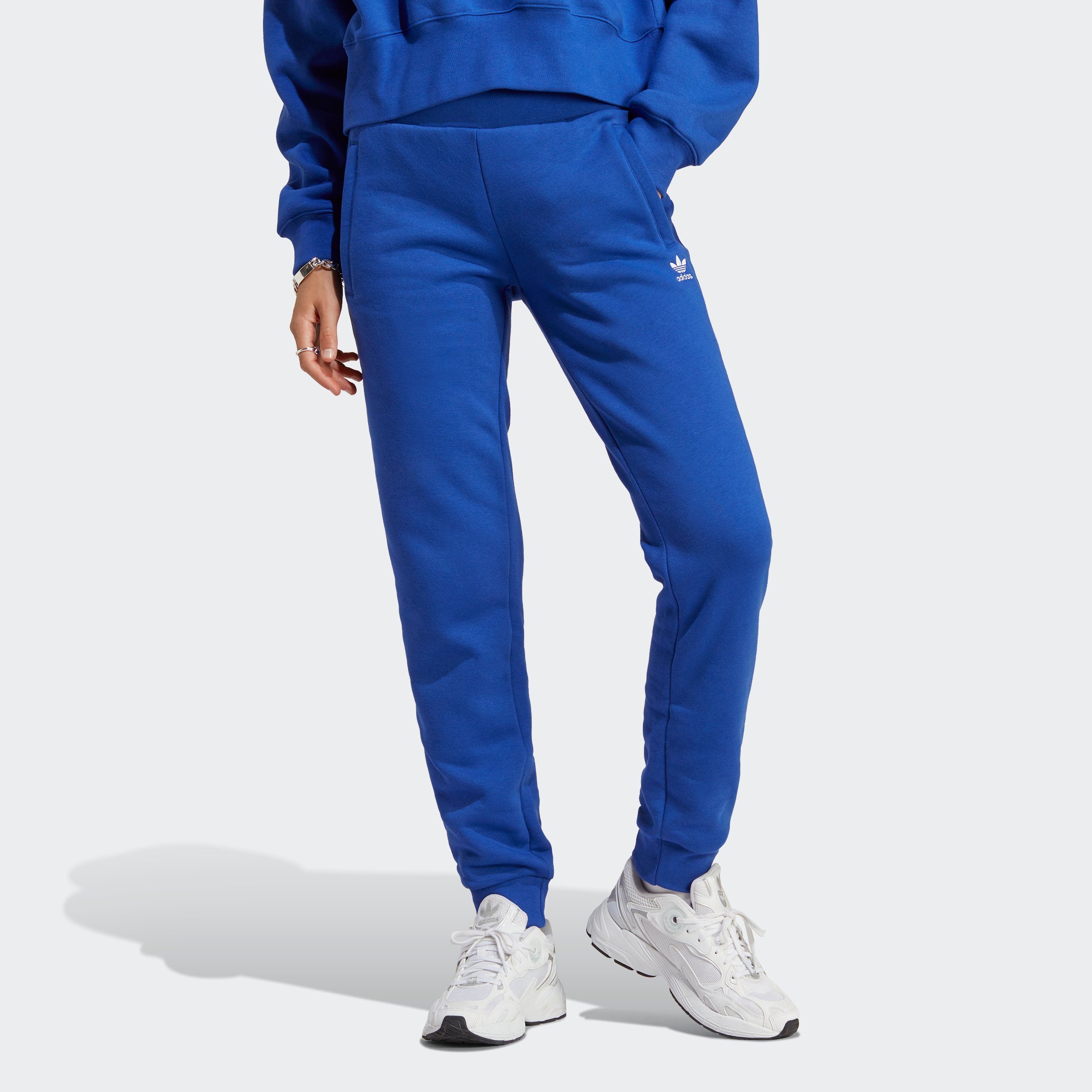 adidas Originals Sporthose ADICOLOR ESSENTIALS FLEECE SLIM (1-tlg) Semi Lucid Blue | Turnhosen