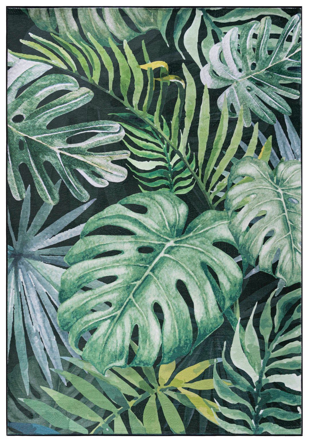 Mazovia Designteppich Modern Teppich Wohnzimmerteppich Monstera günstig online kaufen