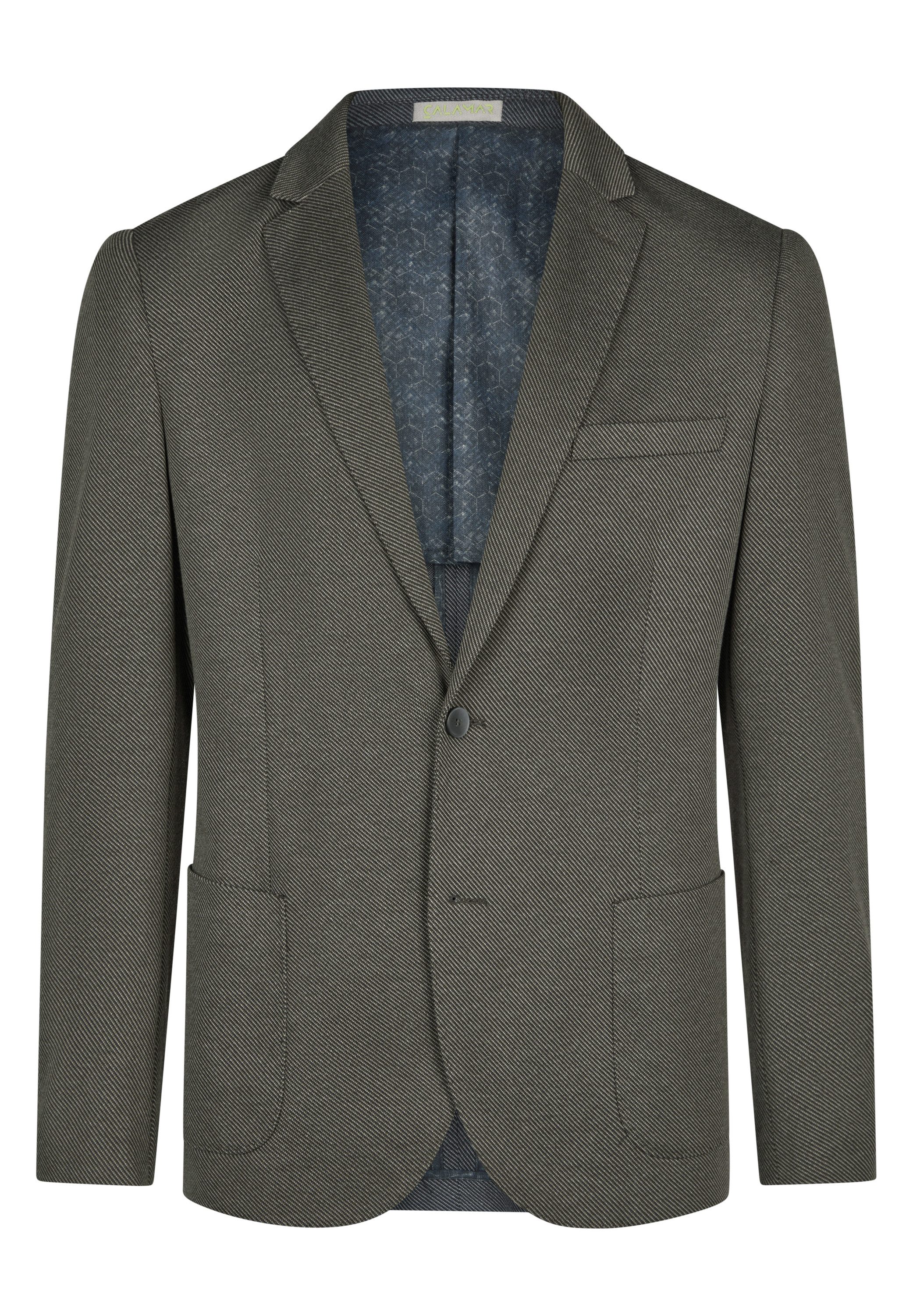 Calamar Sakko Blazer aus Jersey in Twill-Optik