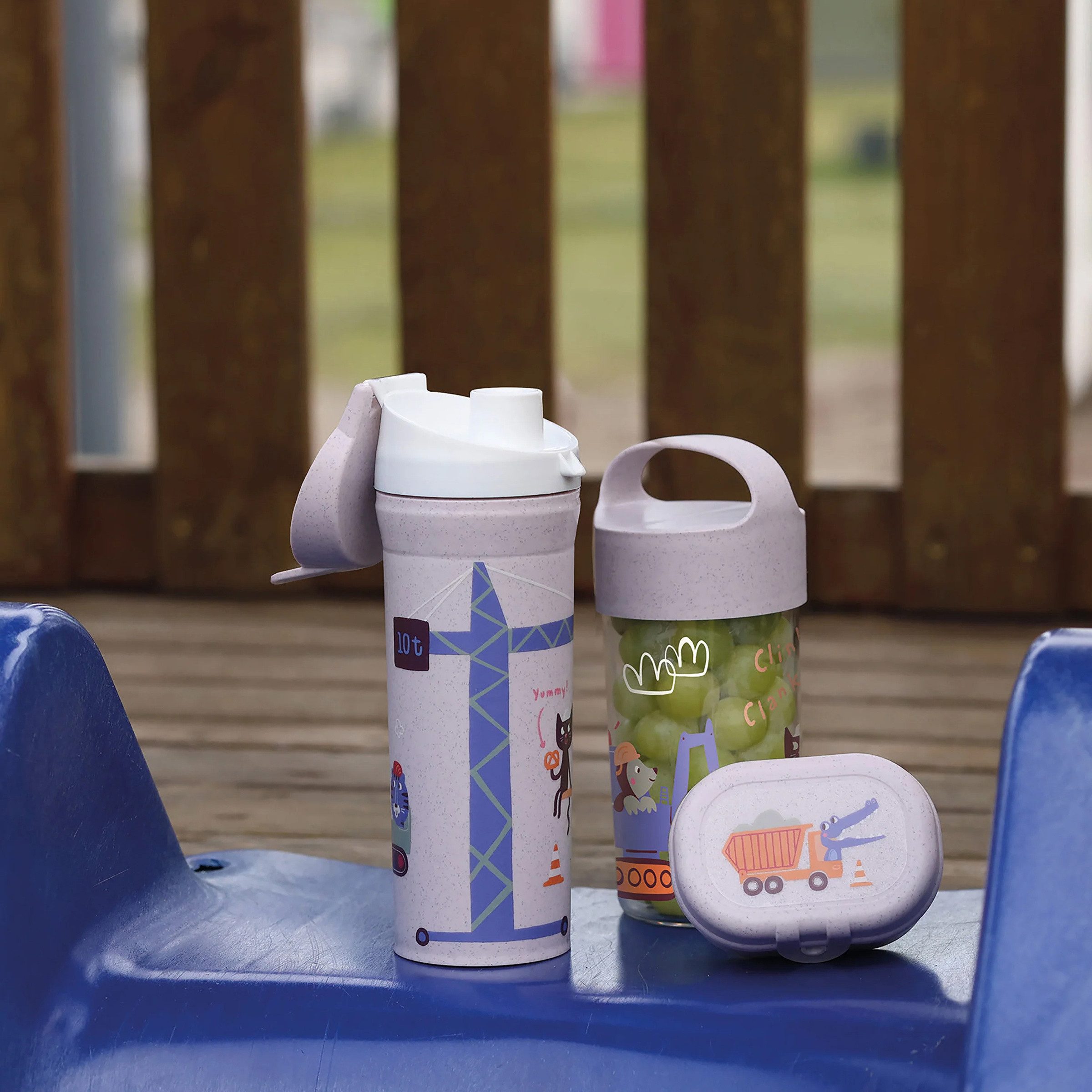 KOZIOL Lunchbox Snackbox für Kinder PASCAL MINI DREAMS, KOZIOL, Kunststoff, (einzeln, einzeln)