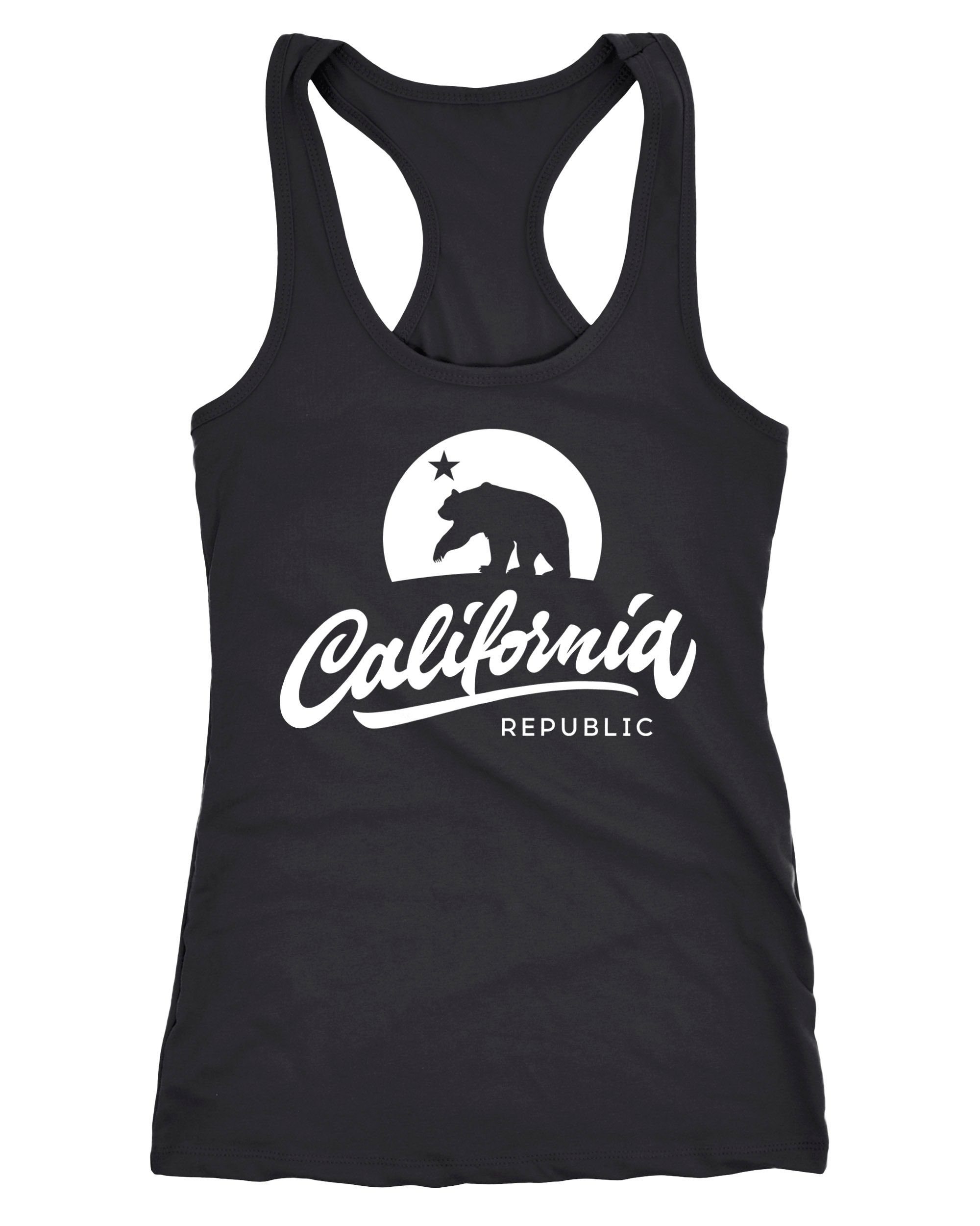 Tanktop Damen Tank-Top California Republic Bear Kalifornien Bär Sommer