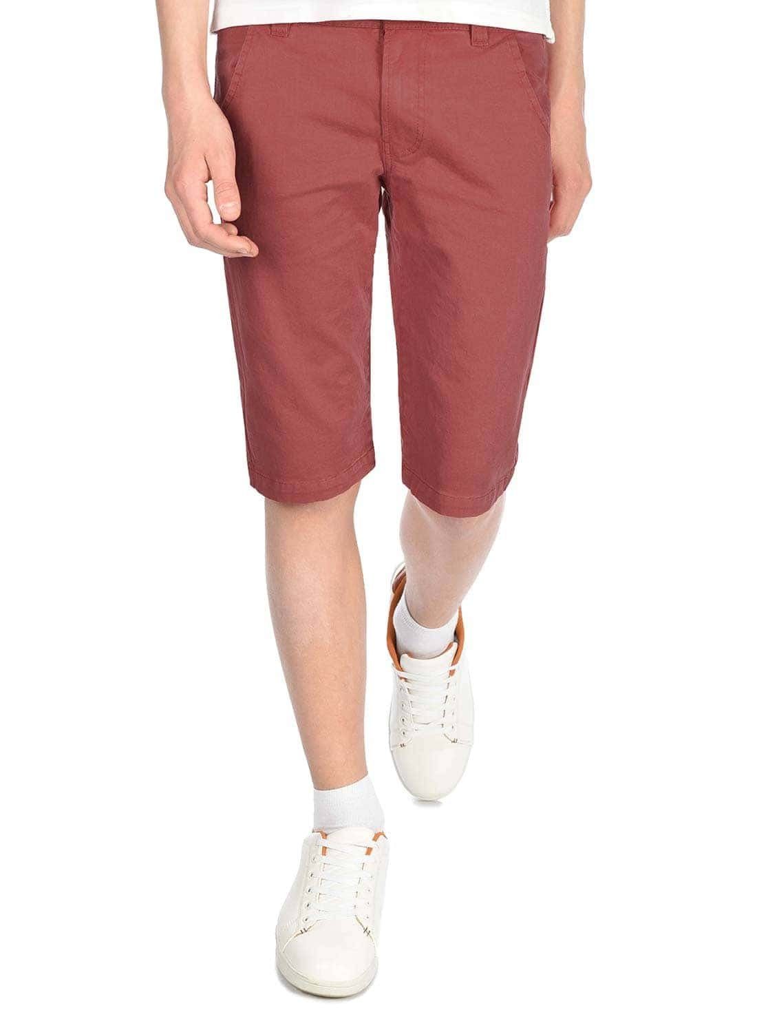 BEZLIT Chinoshorts Kinder Jungen (1-tlg) Chino Bordeaux Shorts elastischem Bund mit