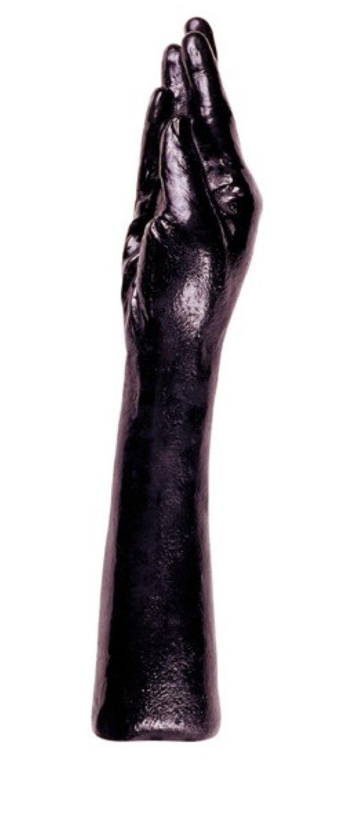 ALL BLACK Pumpdildo ALL BLACK Hand m. Arm black 39cm lang