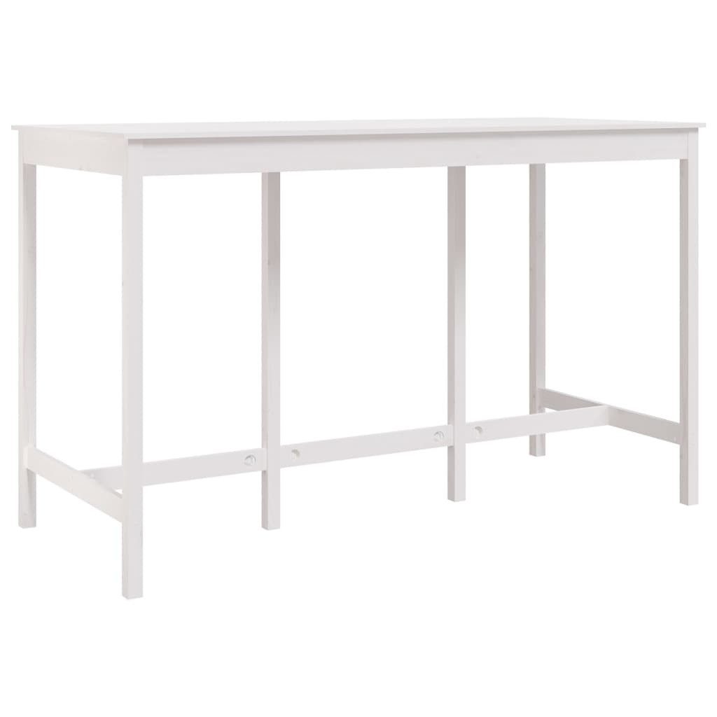 vidaXL Esstisch, Bartisch Weiß 180x80x110 cm günstig online kaufen