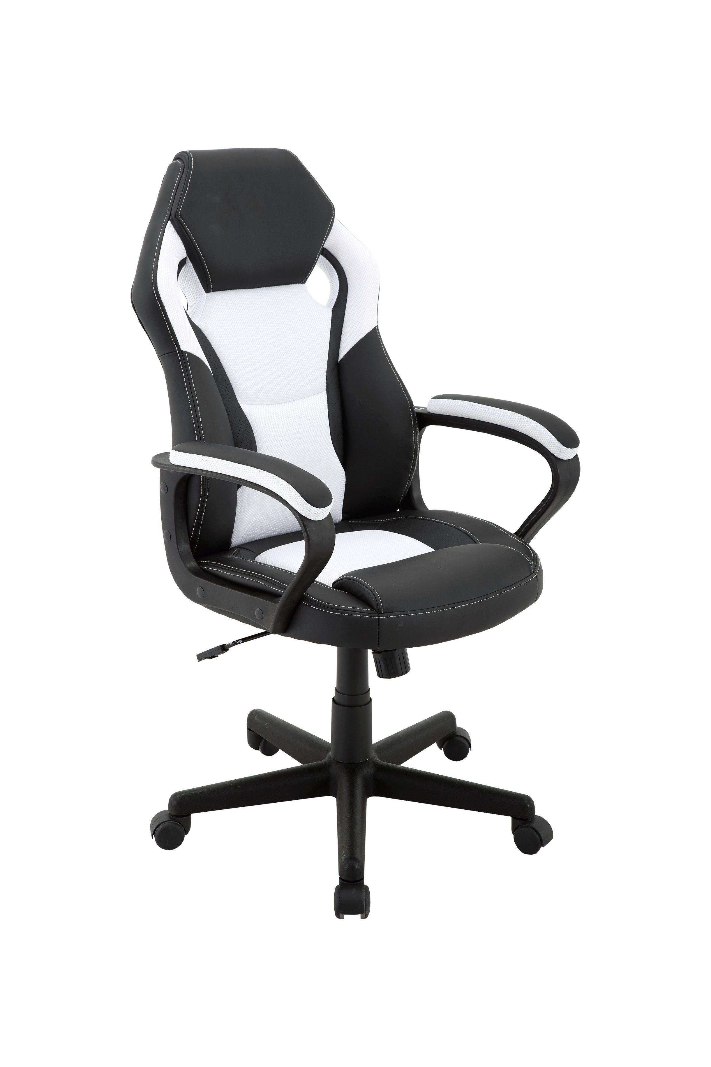 byLIVING Gaming-Stuhl Matteo, verstellbarer Gaming Chair, in verschiedenen Farben schwarz/weiß