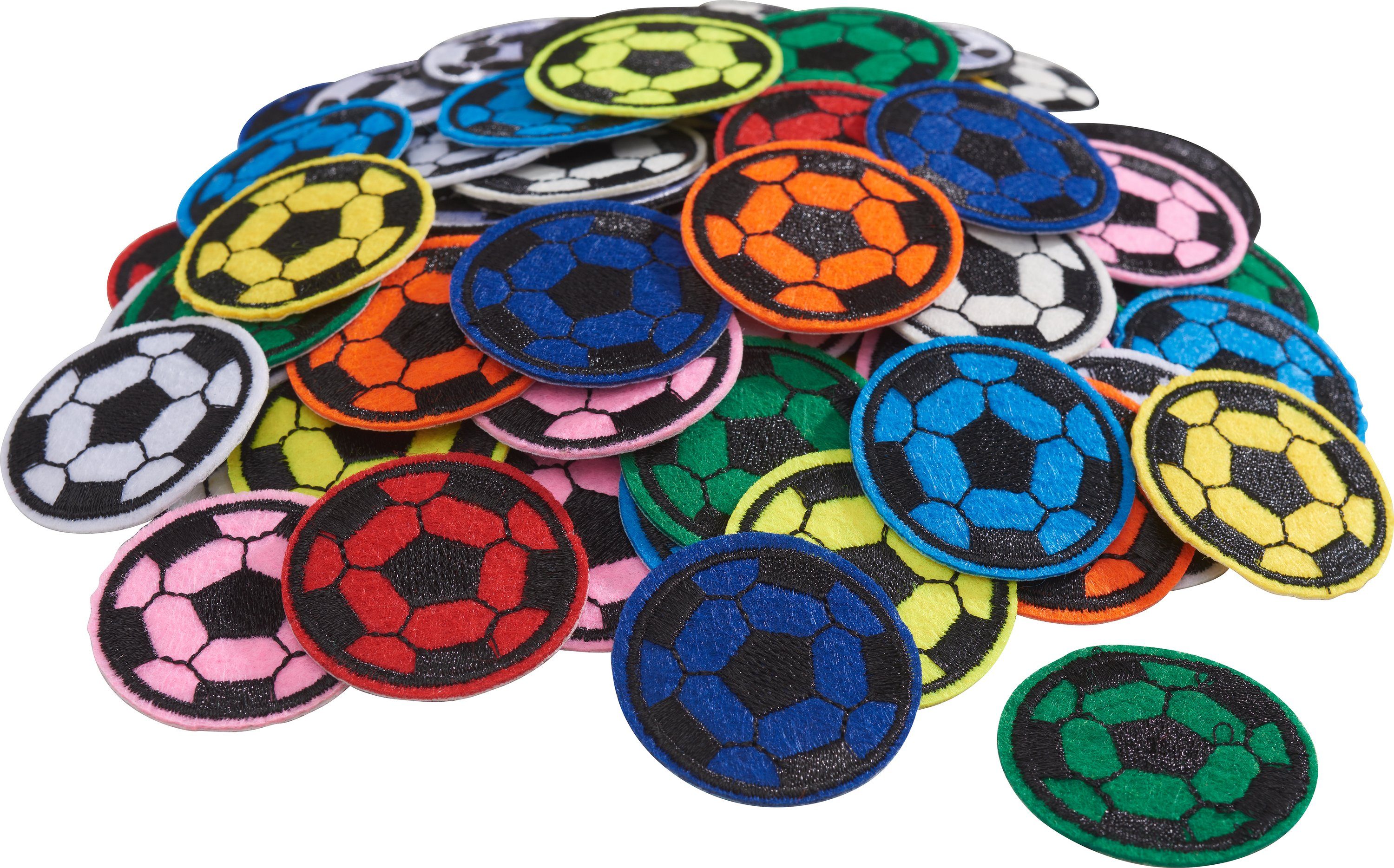 Patchies Bügelapplikationen Fußball