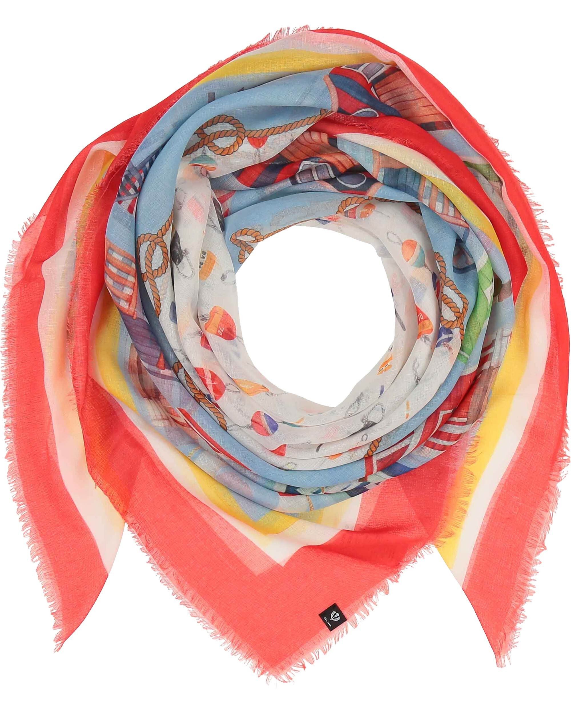 Fraas Modetuch Sustainability Edition - Tuch mit maritimem Strandhäuschen-Design, (keine)