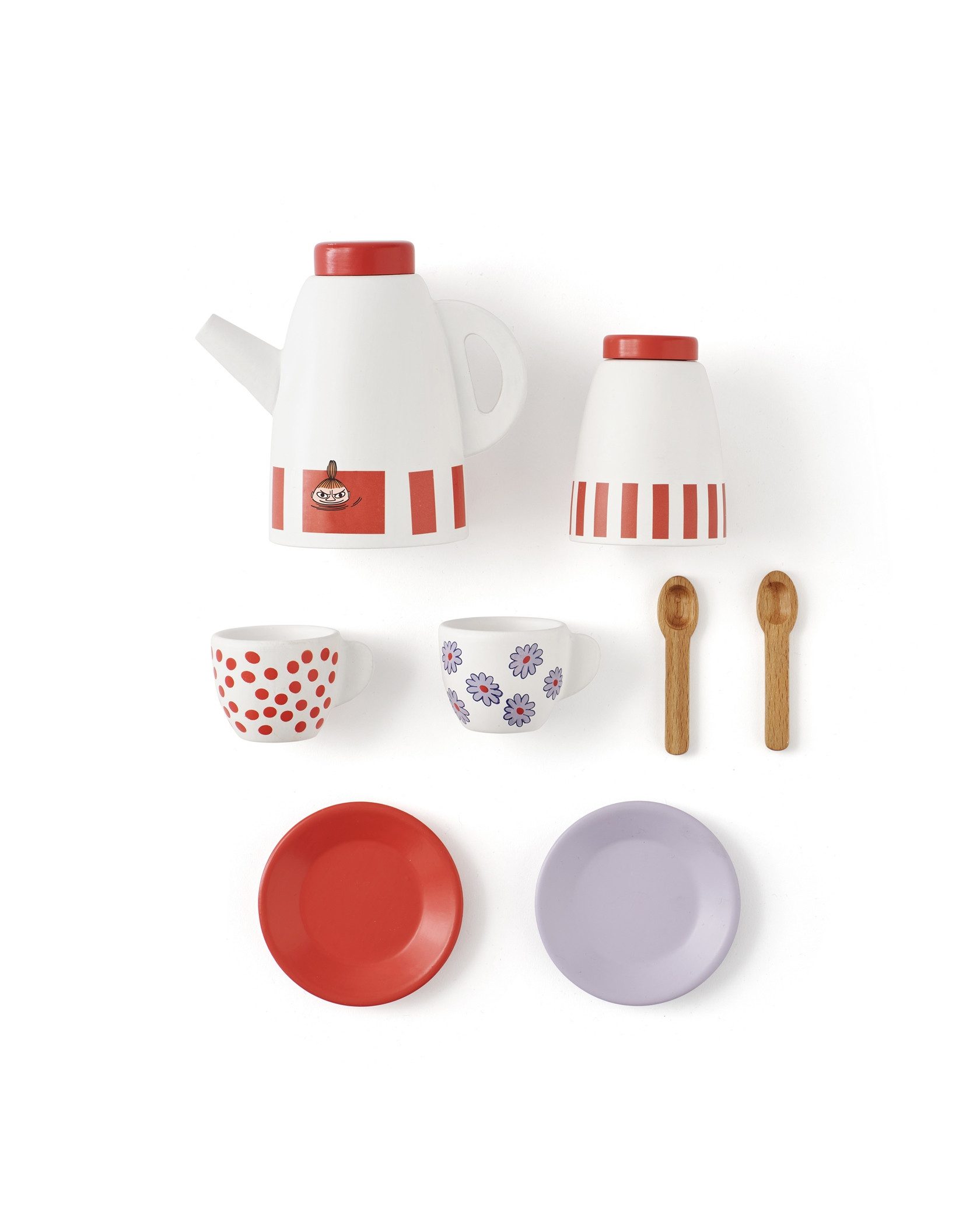 Kids Concept Kinder-Küchenset Kids Concept Kaffeeservice Mumin ab 2 Jahre, (8-tlg., Die Mumins)