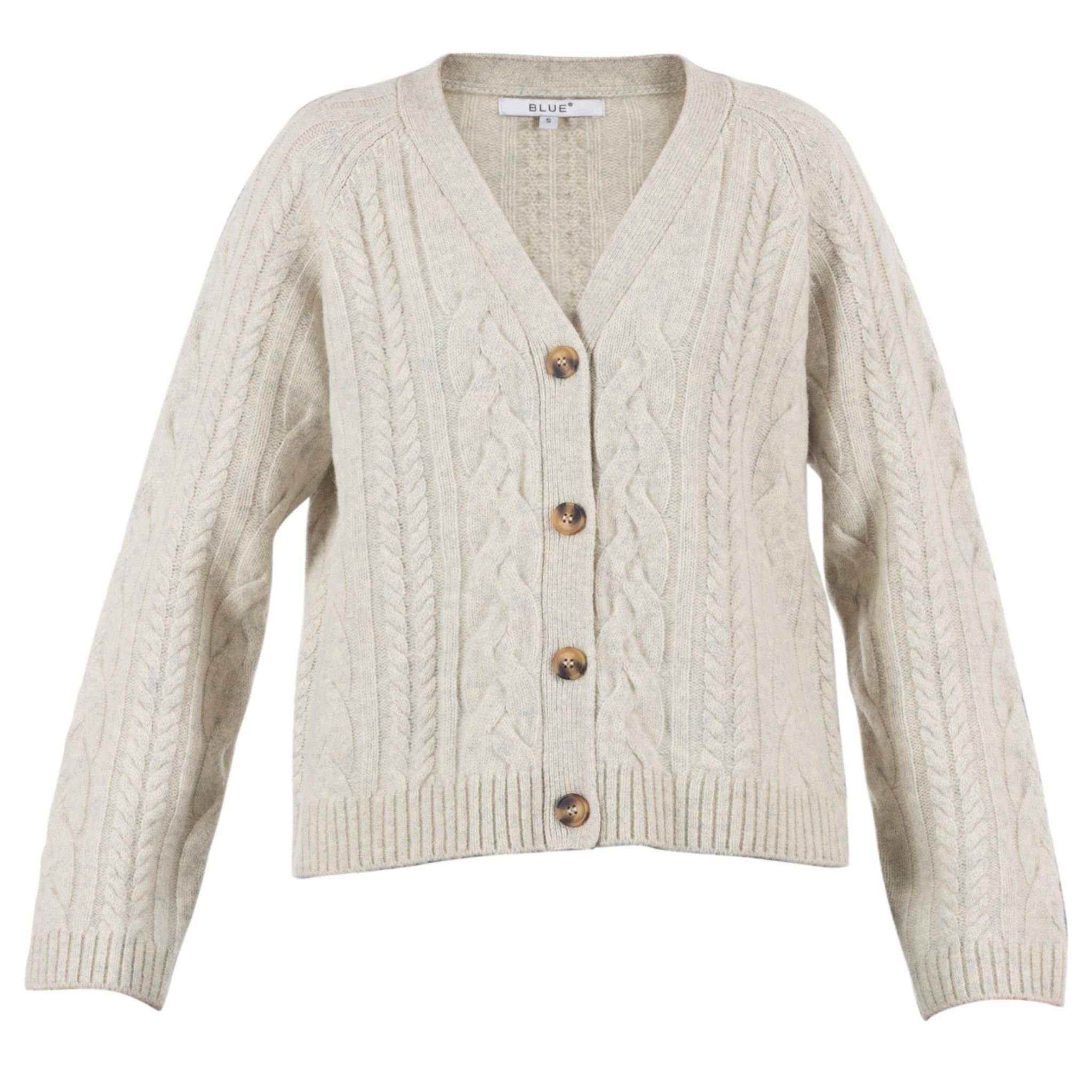 Blue Sportswear Strickjacke Haven Cardigan Zopfmuster günstig online kaufen