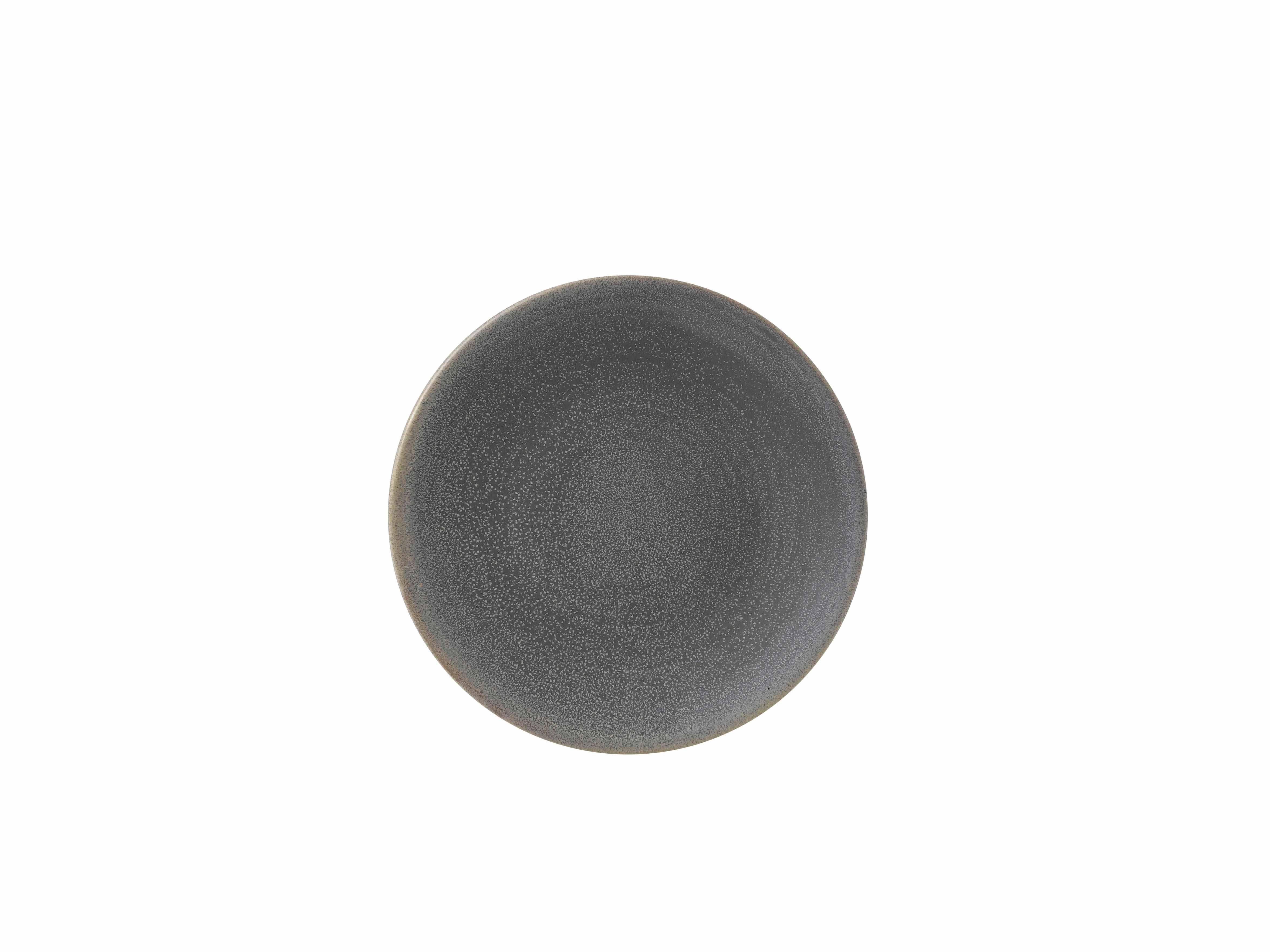 Dudson Teller-Set Dudson Evo Granite Flach Coup Teller 20,5cm Rund Granit 6 Stück, Porzellan