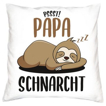 Soreso® Dekokissen Kissen + Socken Geschenk für Papa zum Geburtstag Vatertag Weihnachten, Geburtstagsgeschenk Weihnachtsgeschenk Vatertagsgeschenk