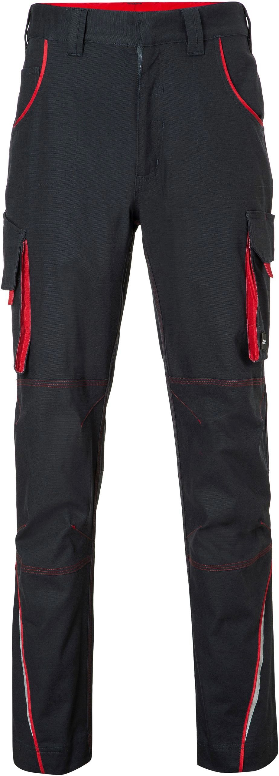 James & carbon/red Workwear Hose FaS50847 Arbeitshose Nicholson