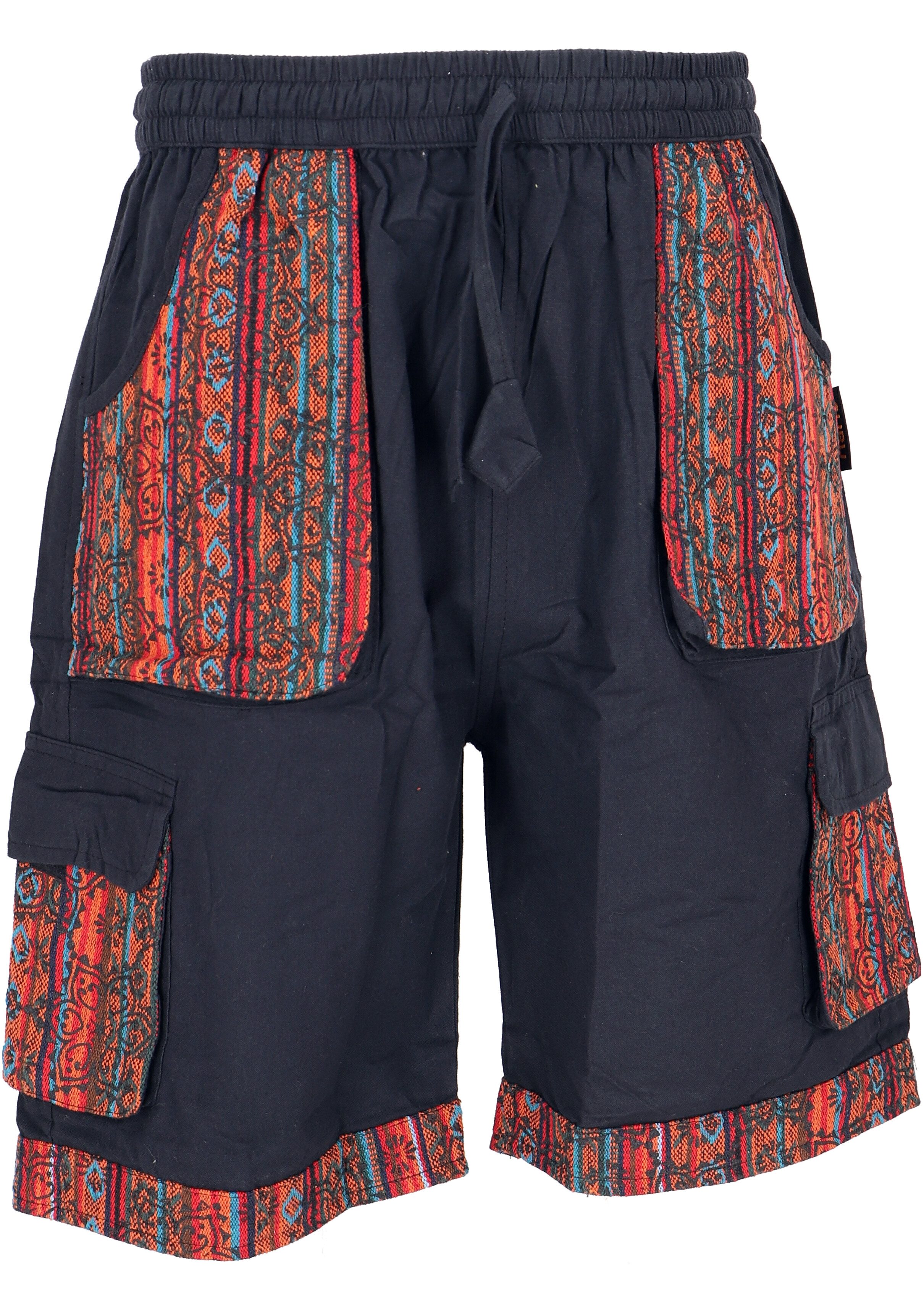 Guru-Shop Relaxhose Ethno Yogashorts im Goastyle günstig online kaufen