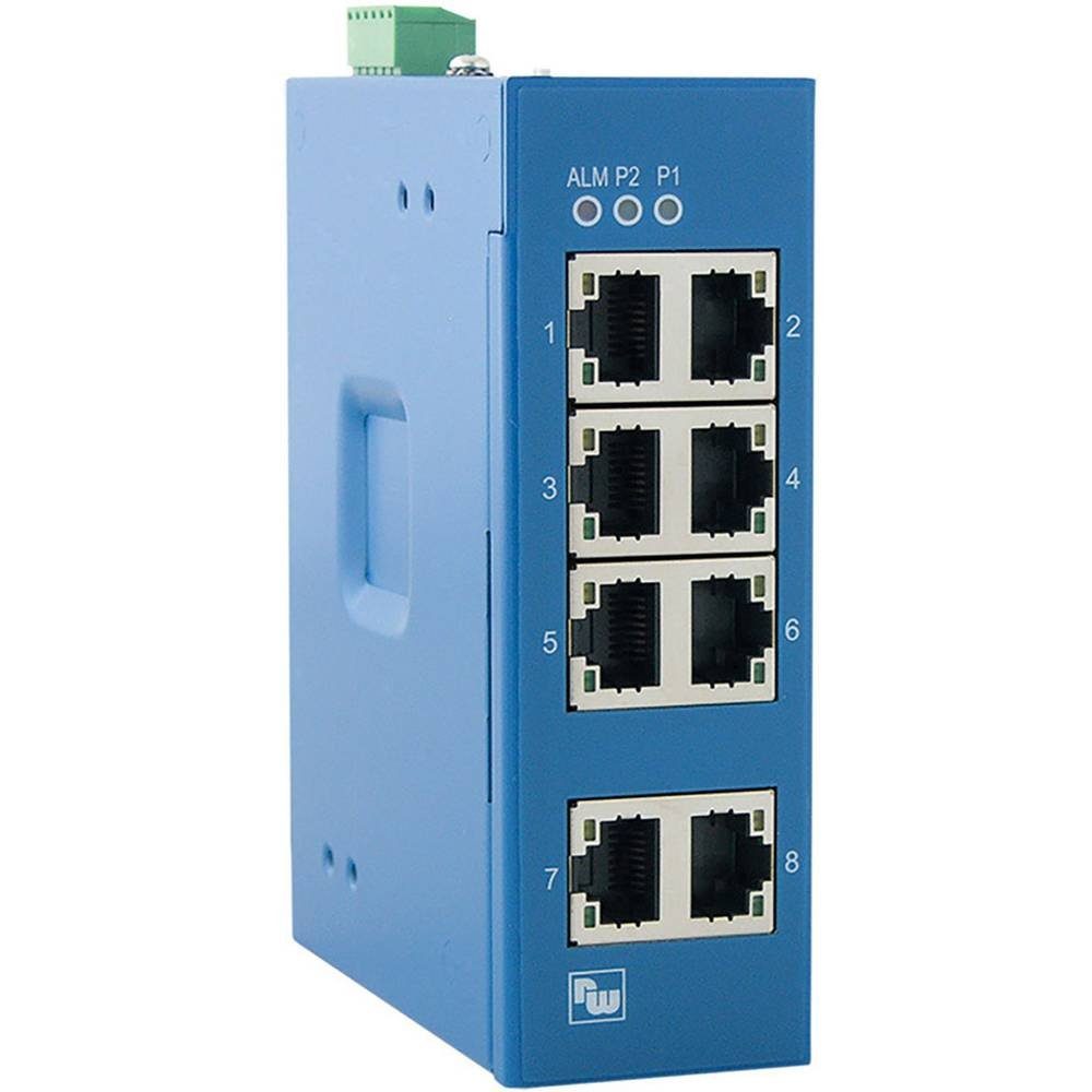 Wachendorff Ethernet Switch, 8 Ports, Gigabit Netzwerk-Switch