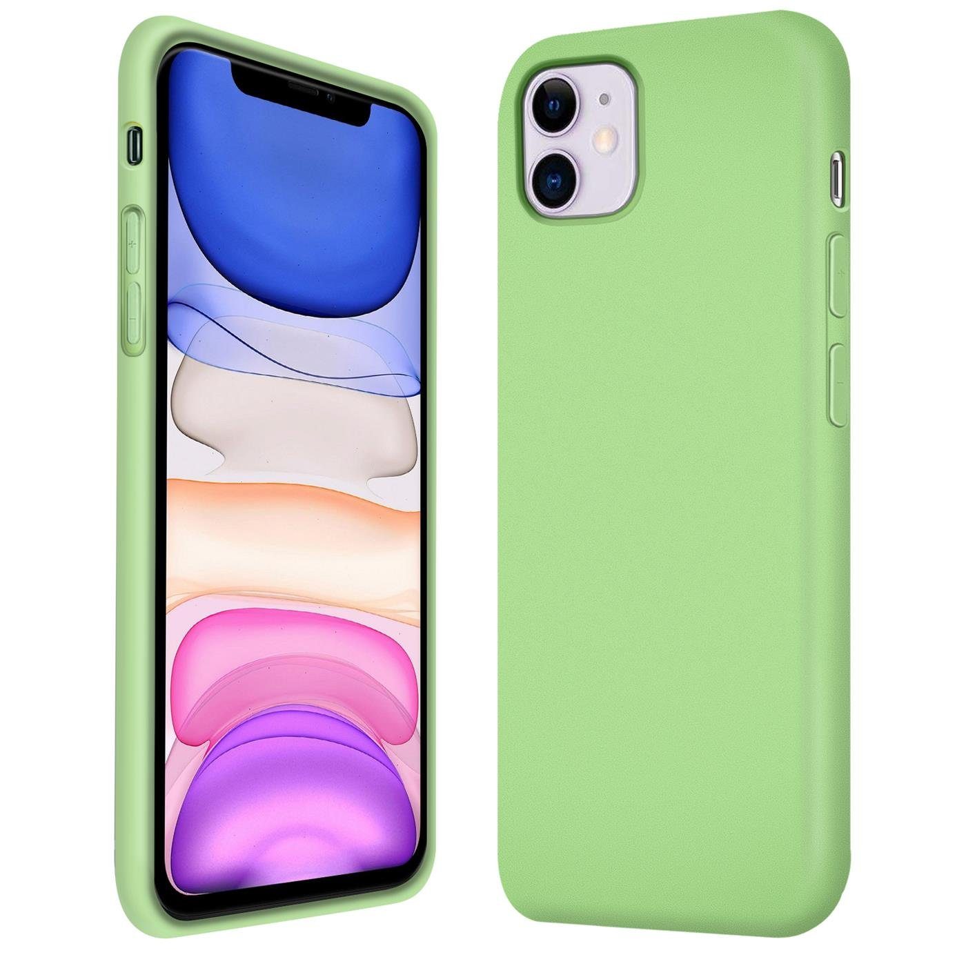 CoolGadget Handyhülle Silikon Colour Series Slim Case für Apple iPhone 11 6,1 Zoll, Hülle weich Handy Cover für iPhone 11 Schutzhülle